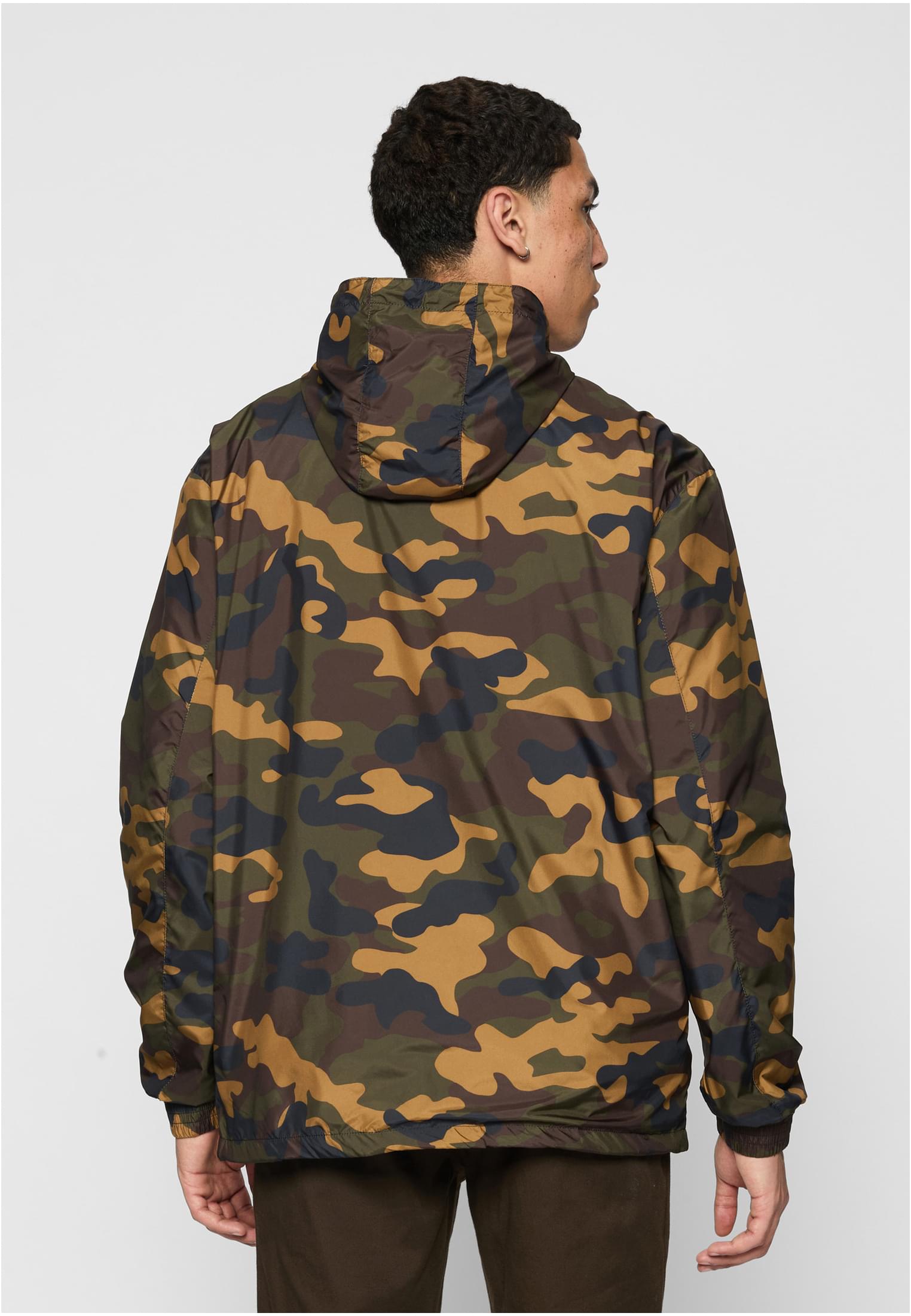 Camo Pull Over Windbreaker | woodcamo