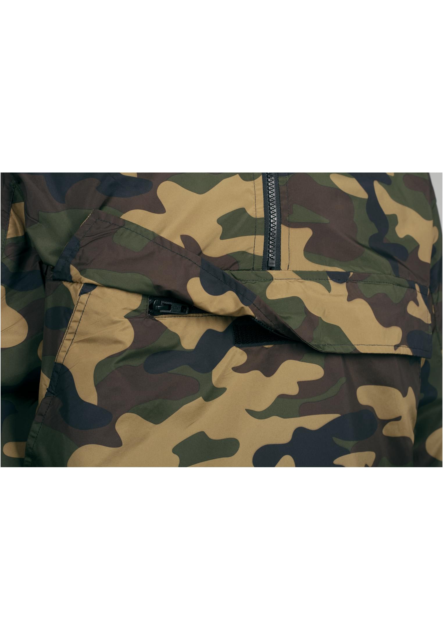 Camo Pull Over Windbreaker | woodcamo