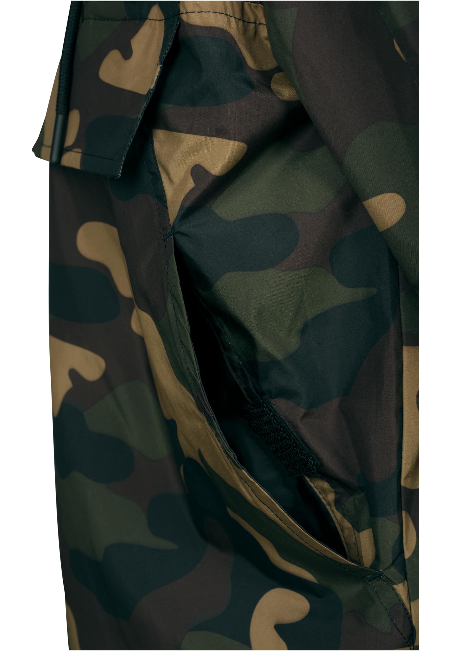 Camo Pull Over Windbreaker | woodcamo