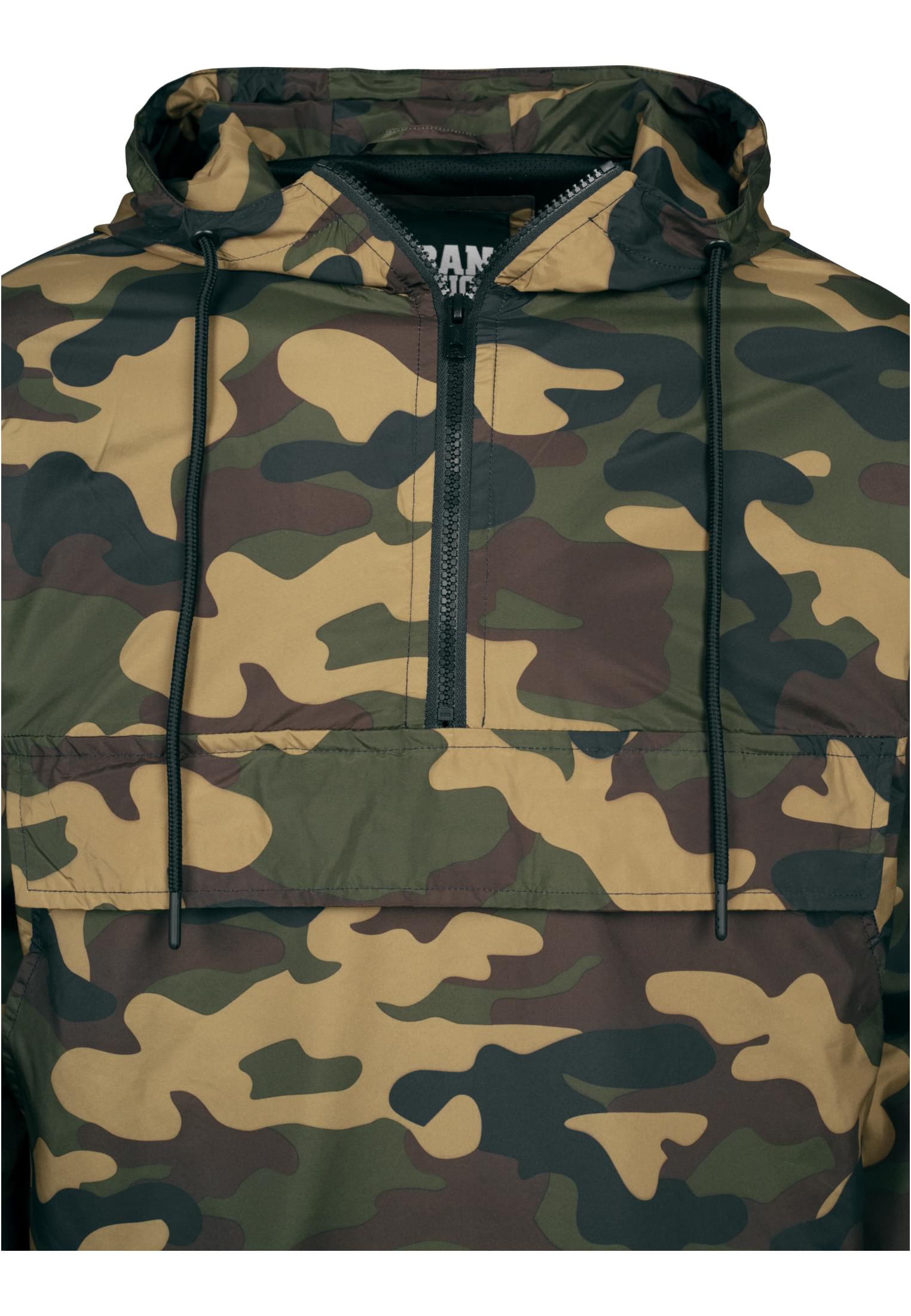 Camo Pull Over Windbreaker | woodcamo