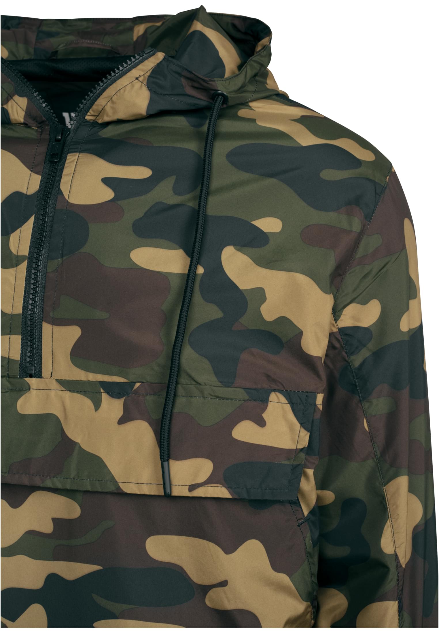 Camo Pull Over Windbreaker | woodcamo