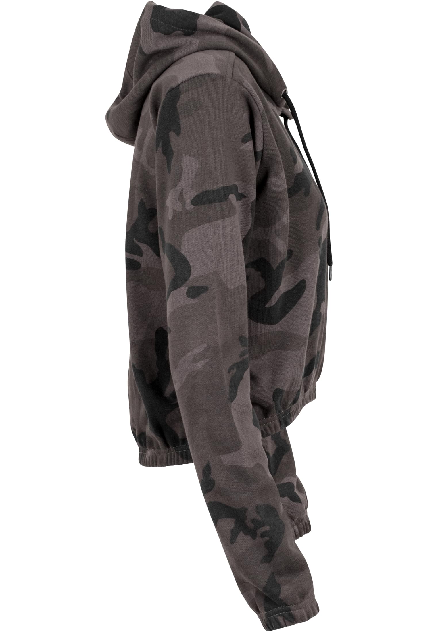 Ladies Camo Cropped Hoody | dark camo