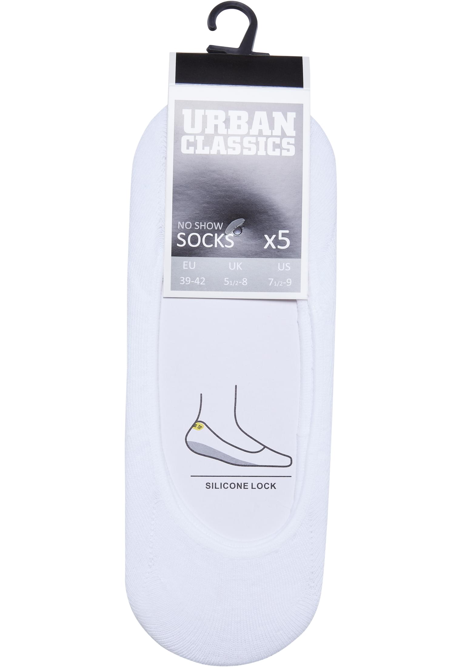 Invisible Socks 5-Pack | white