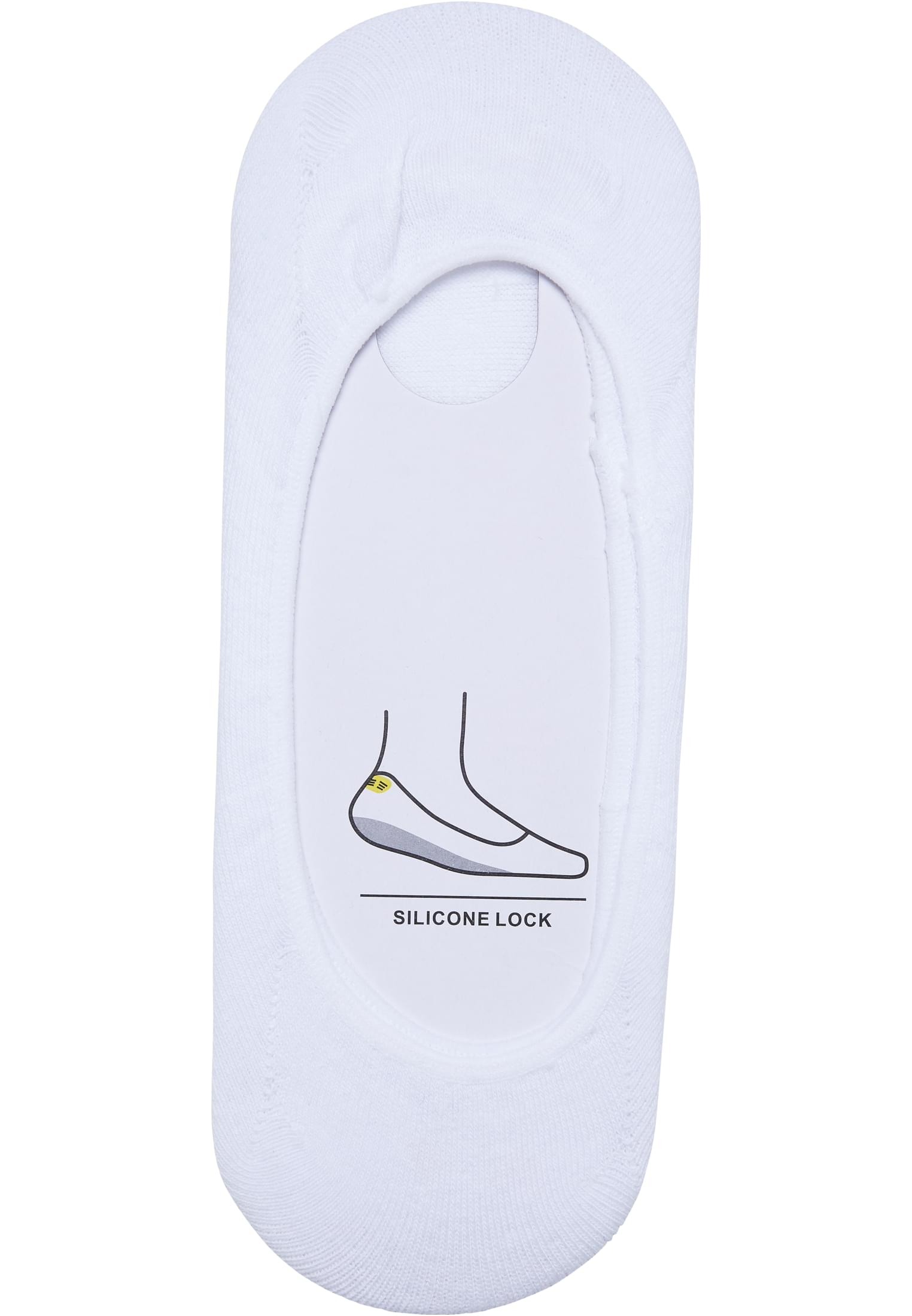 Invisible Socks 5-Pack | white