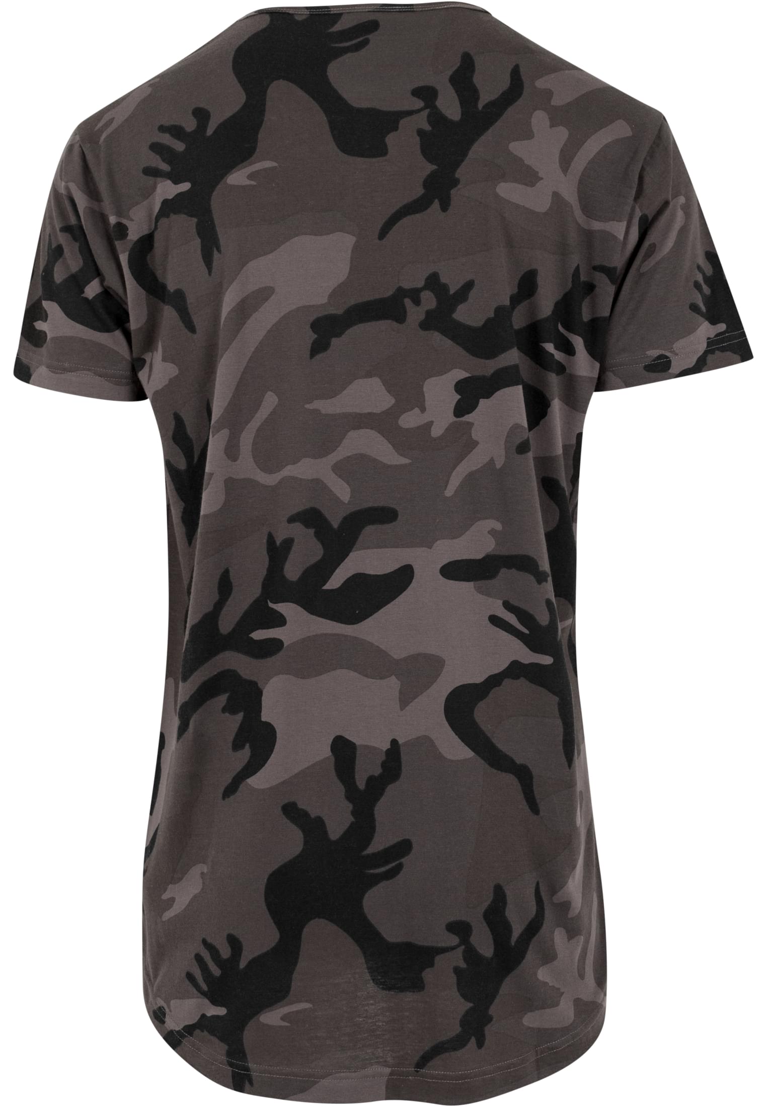 Camo Shaped Long Tee | dark camo