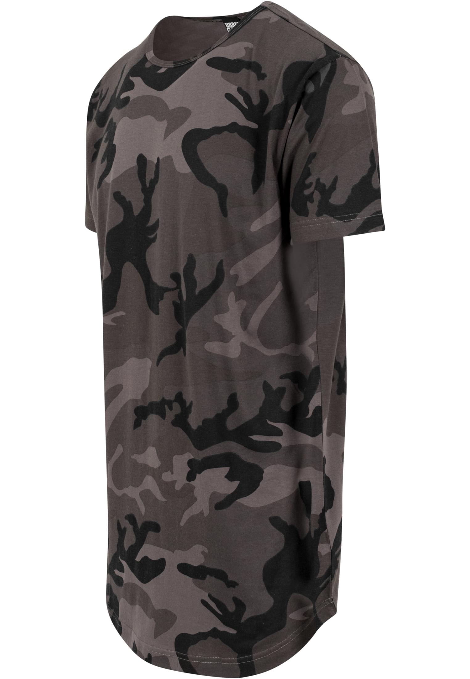 Camo Shaped Long Tee | dark camo