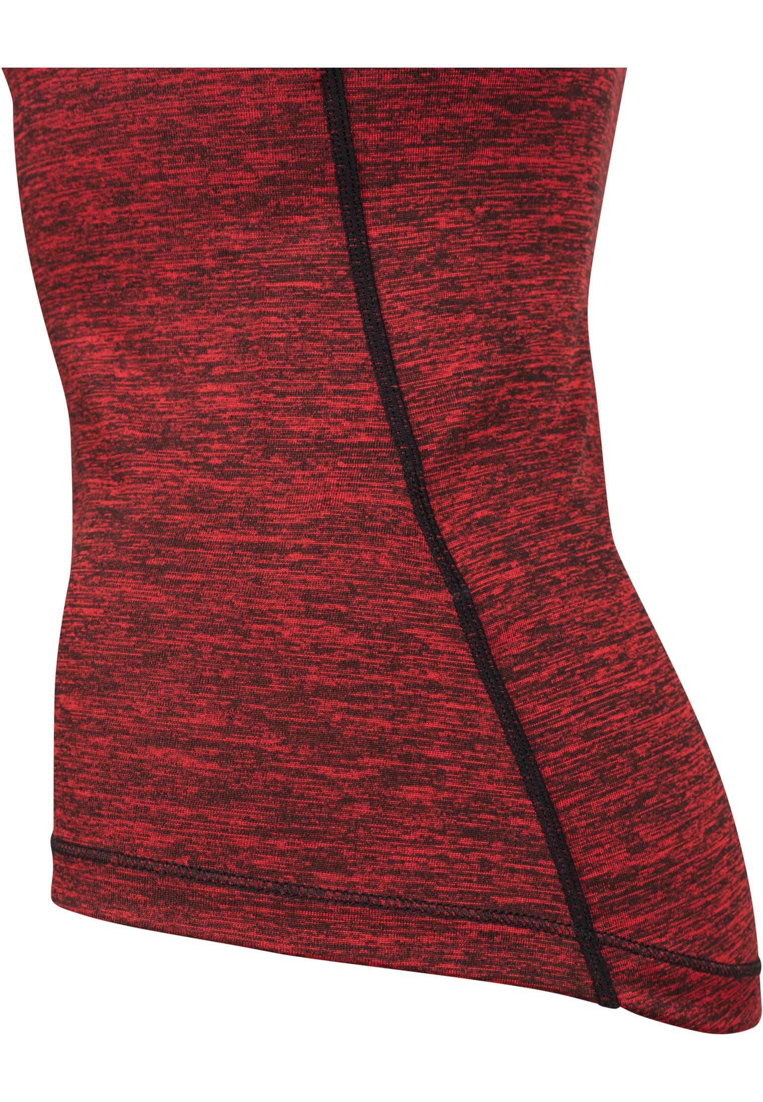 Ladies Active Melange Trainings Top | red/black/black