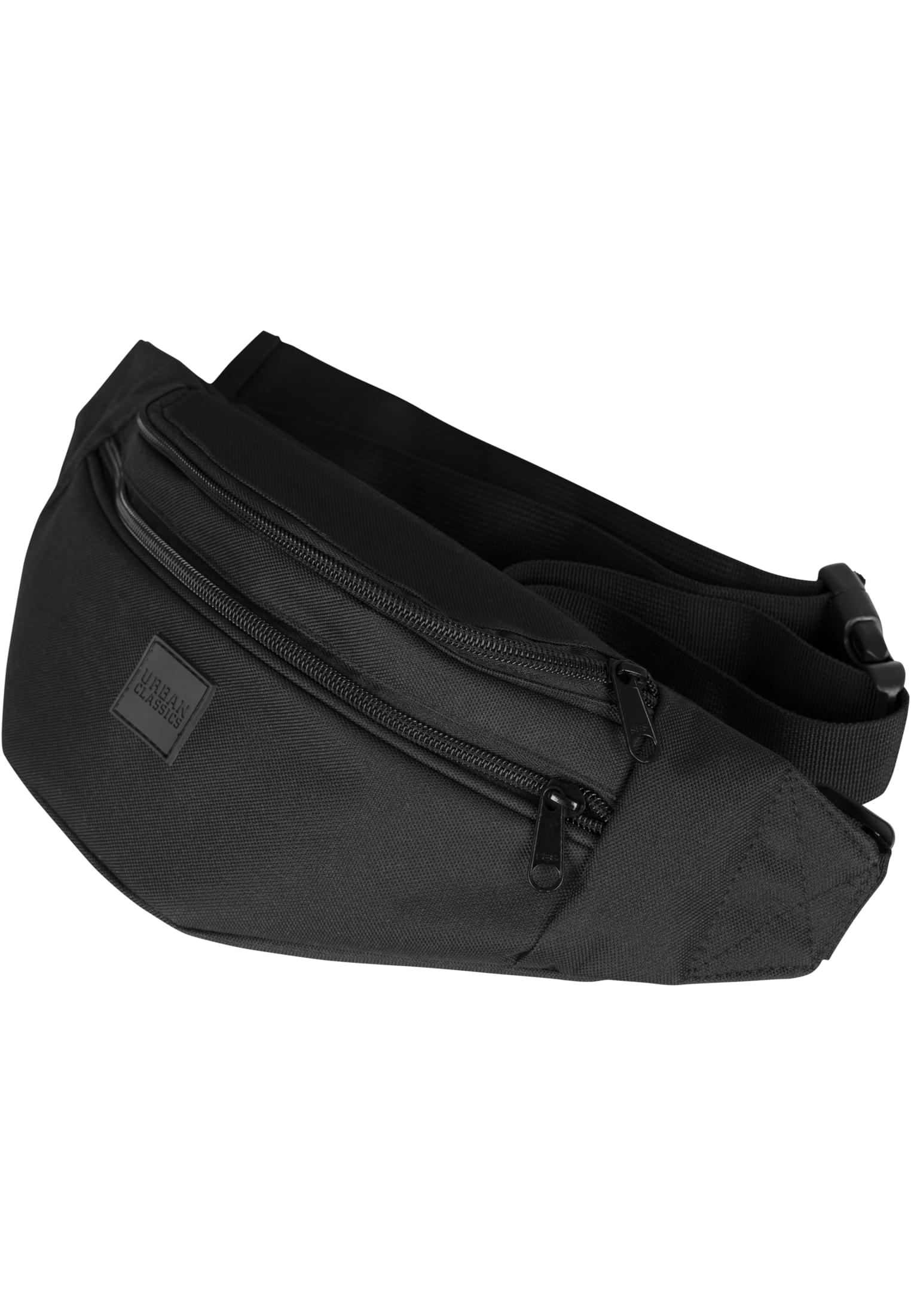 Double-Zip Shoulder Bag | blk/blk