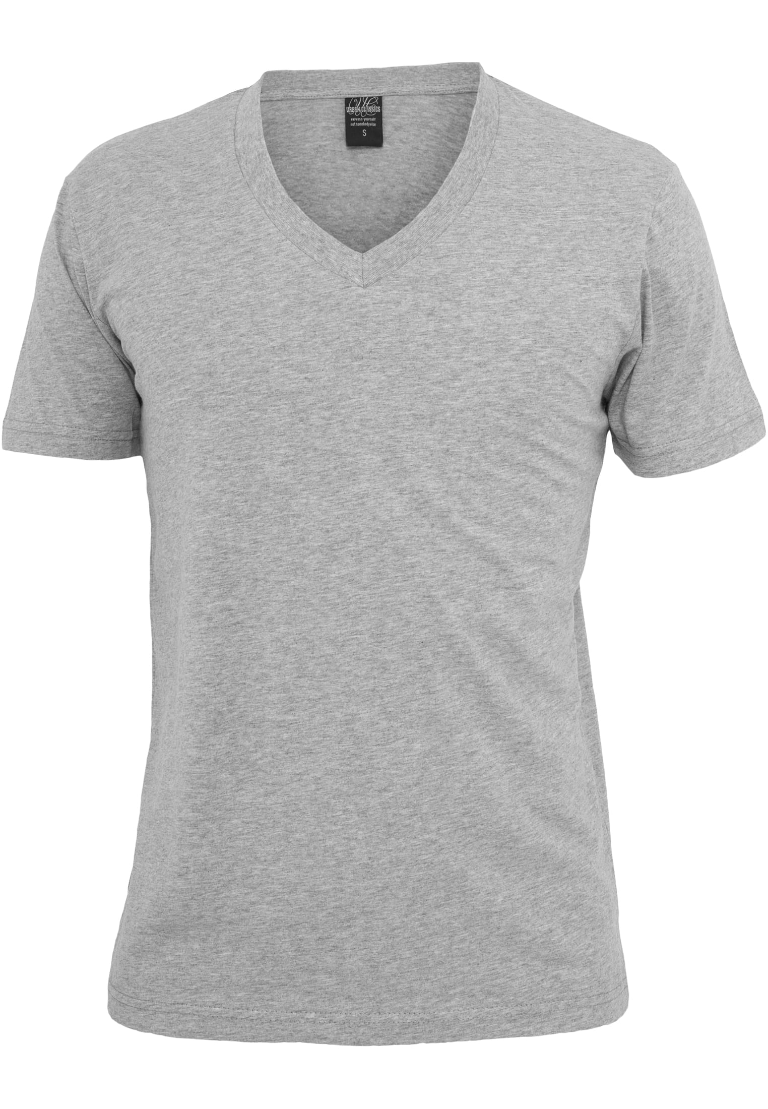 Basic V-Neck Tee | grey