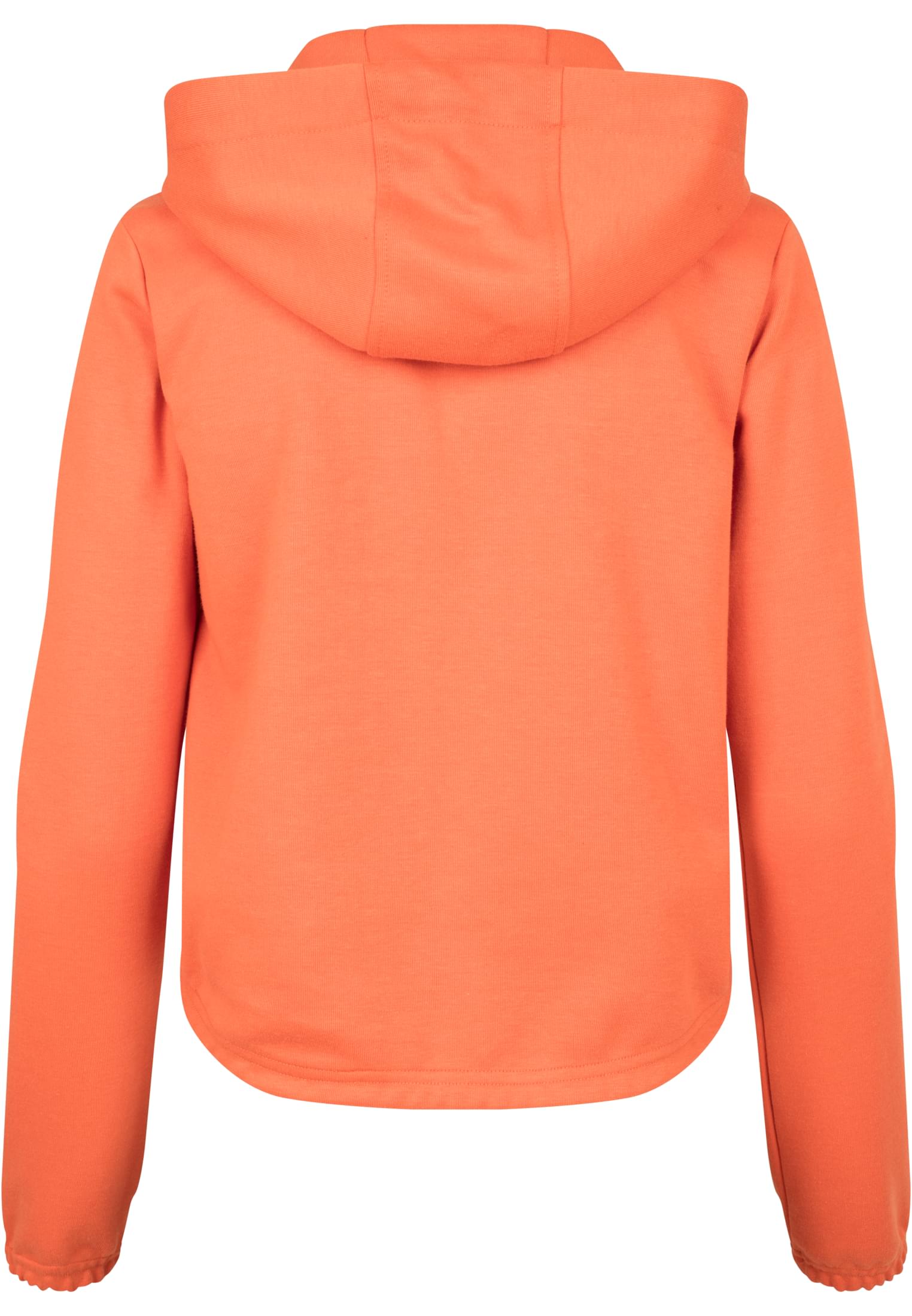 Ladies Interlock Short Hoody | rust orange