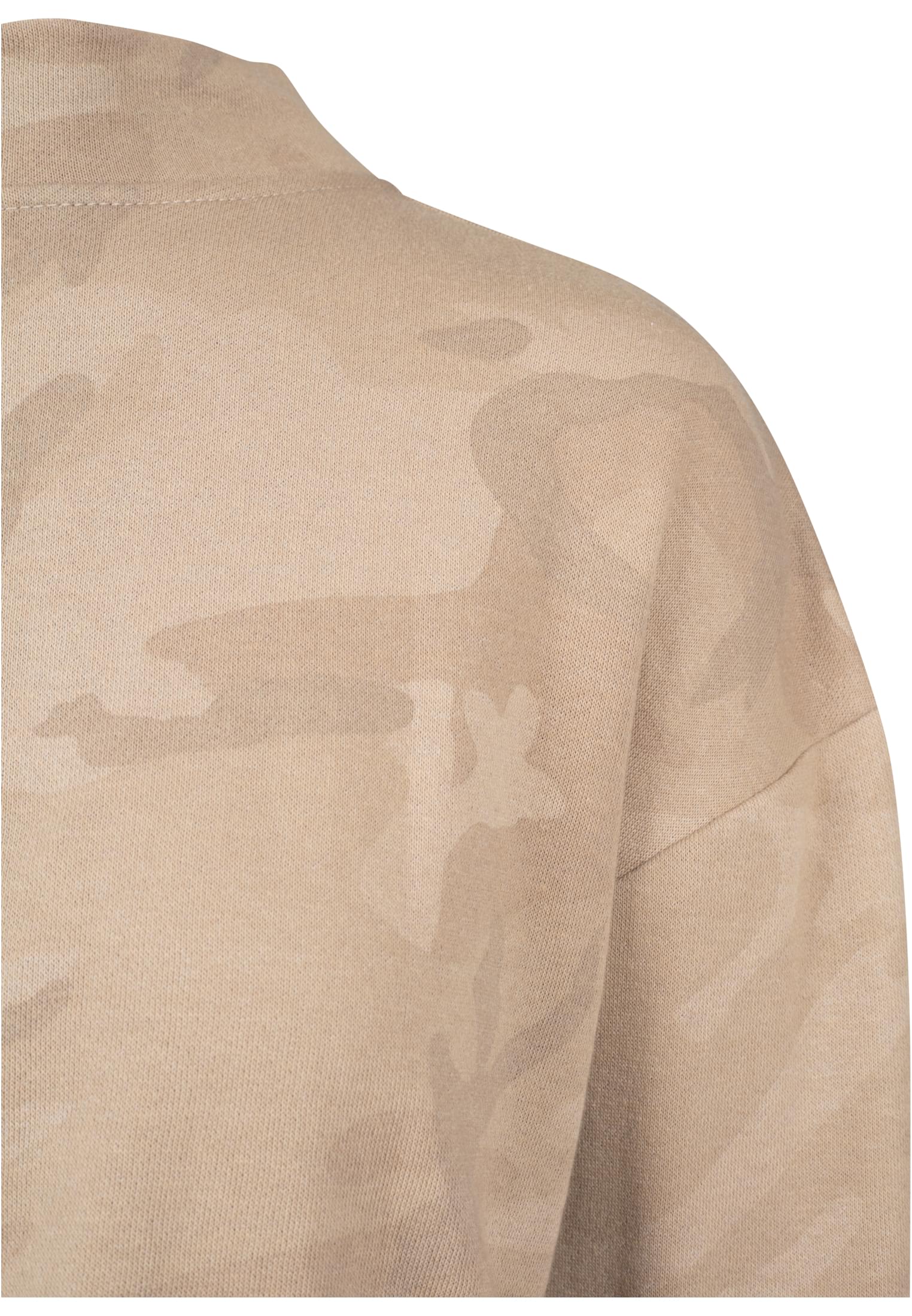 Ladies Camo Turtleneck Crew | sand camo