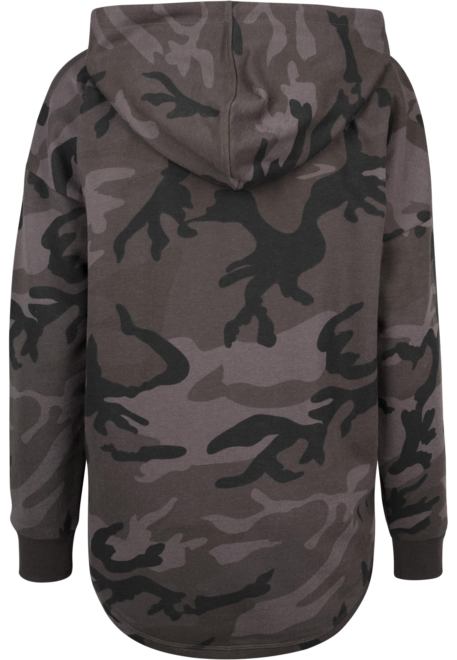 Ladies Oversized Camo Hoody | dark camo