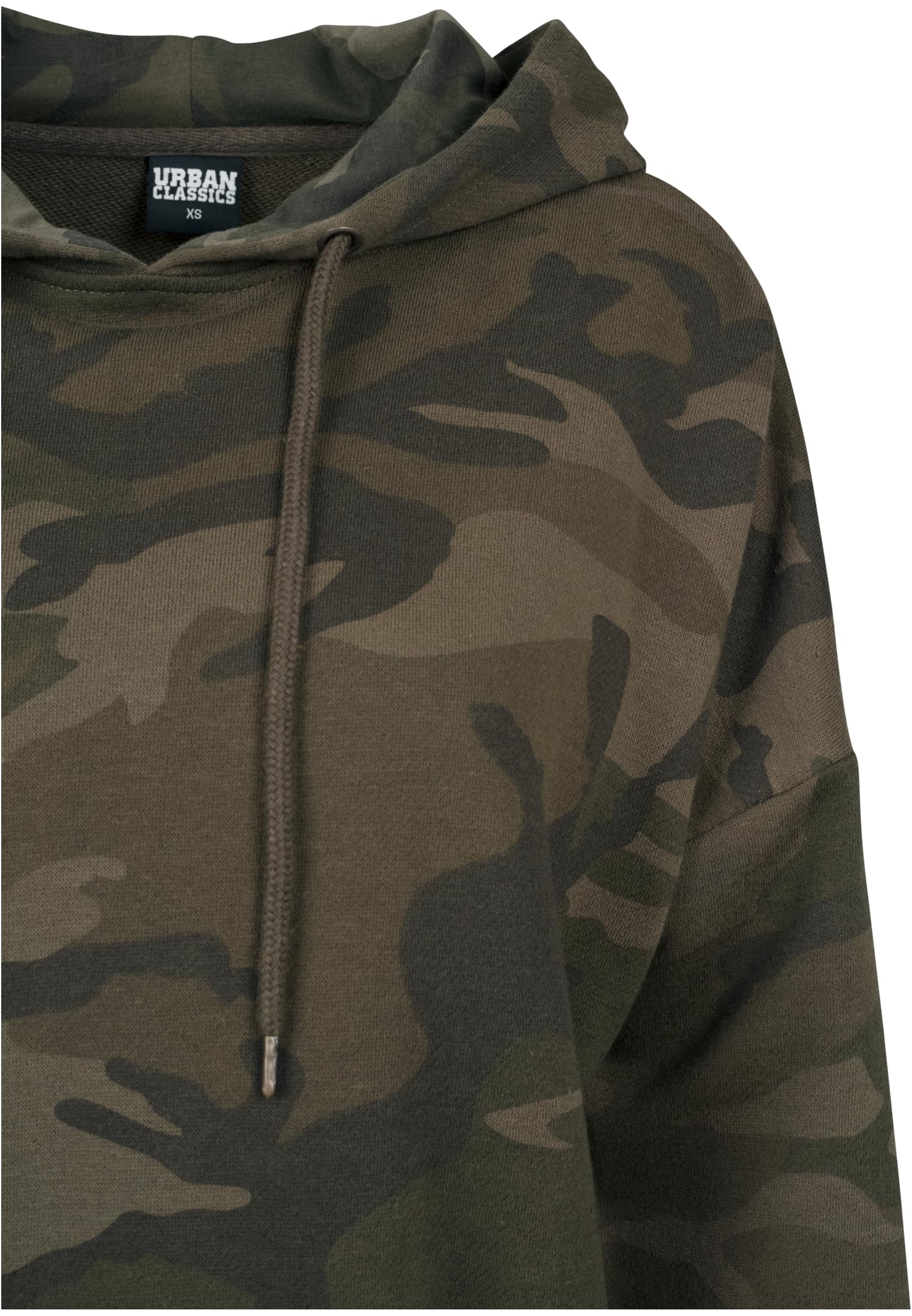 Ladies Oversized Camo Hoody | olive camo