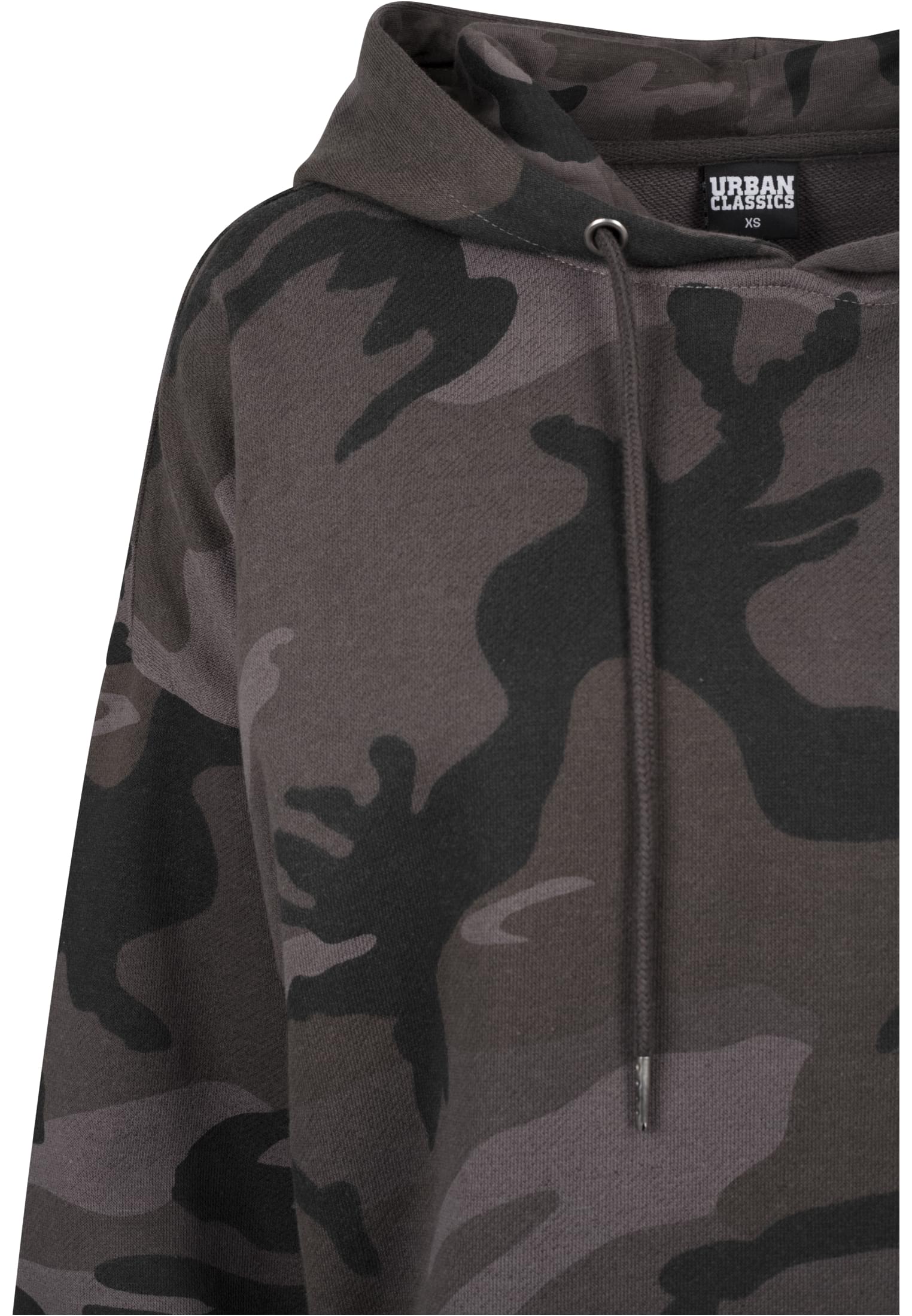 Ladies Oversized Camo Hoody | dark camo