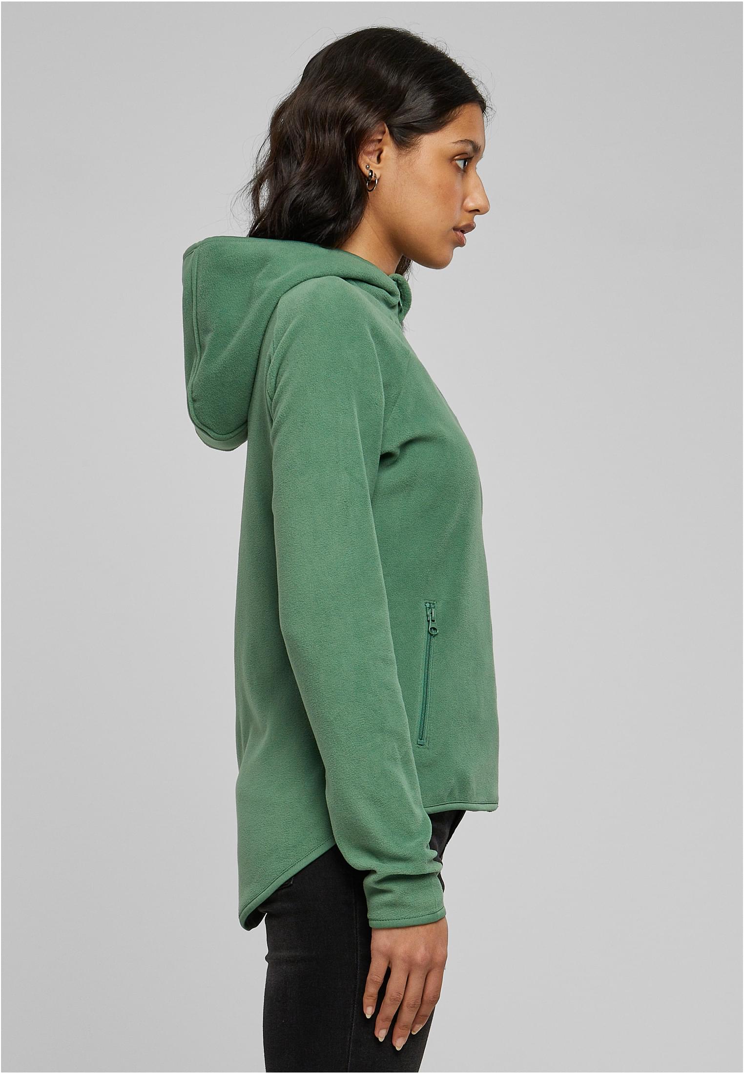 Ladies Polar Fleece Zip Hoody | salvia