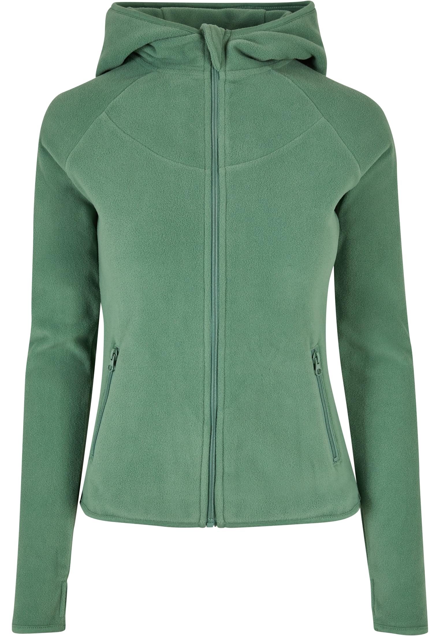 Ladies Polar Fleece Zip Hoody | salvia