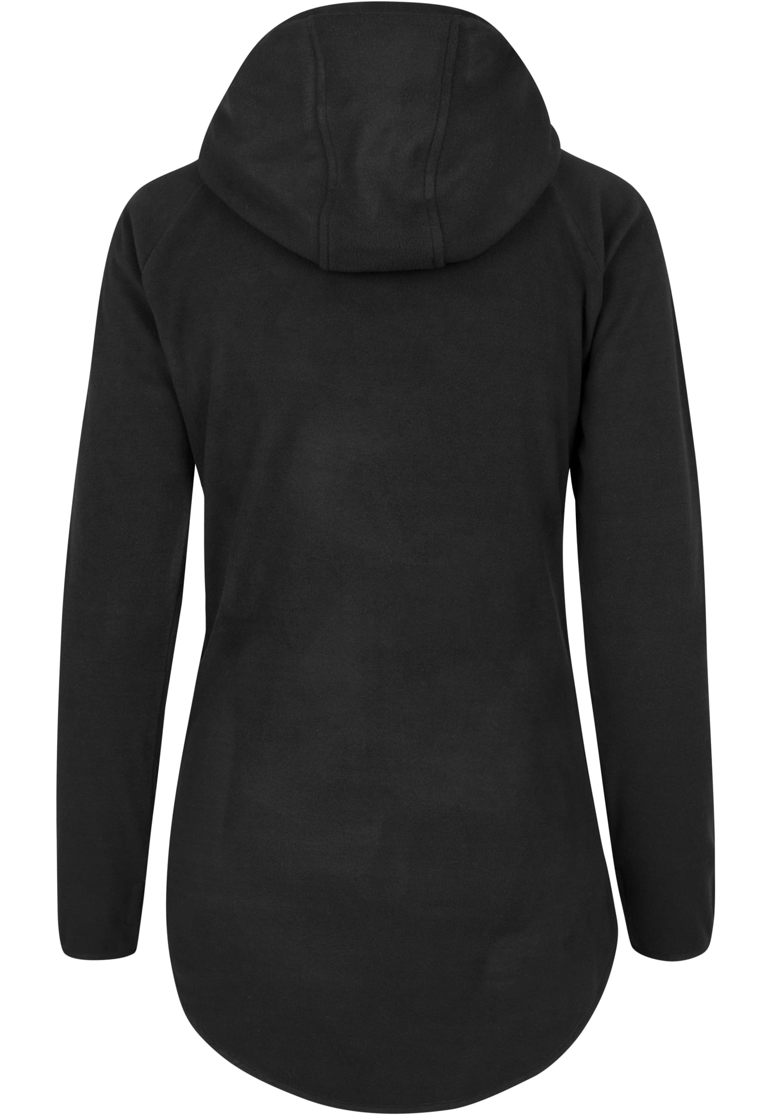 Ladies Polar Fleece Zip Hoody | black