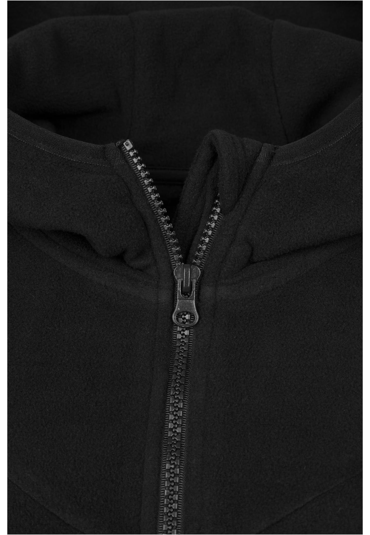 Ladies Polar Fleece Zip Hoody | black