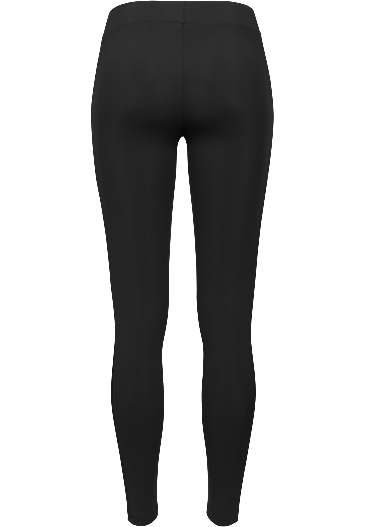 Ladies Tech Mesh Stripe Leggings | black