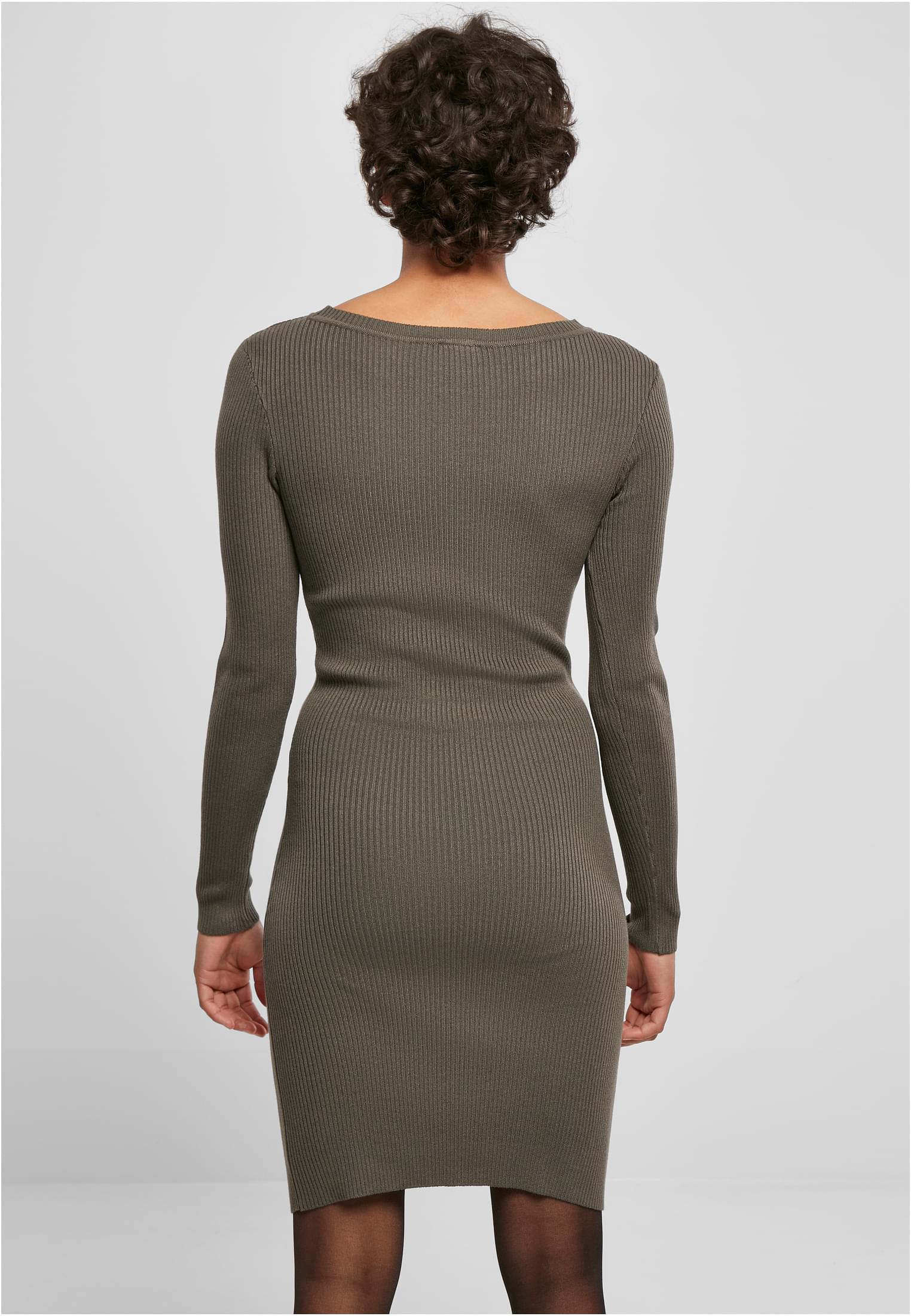 Ladies Cut Out Dress | olive