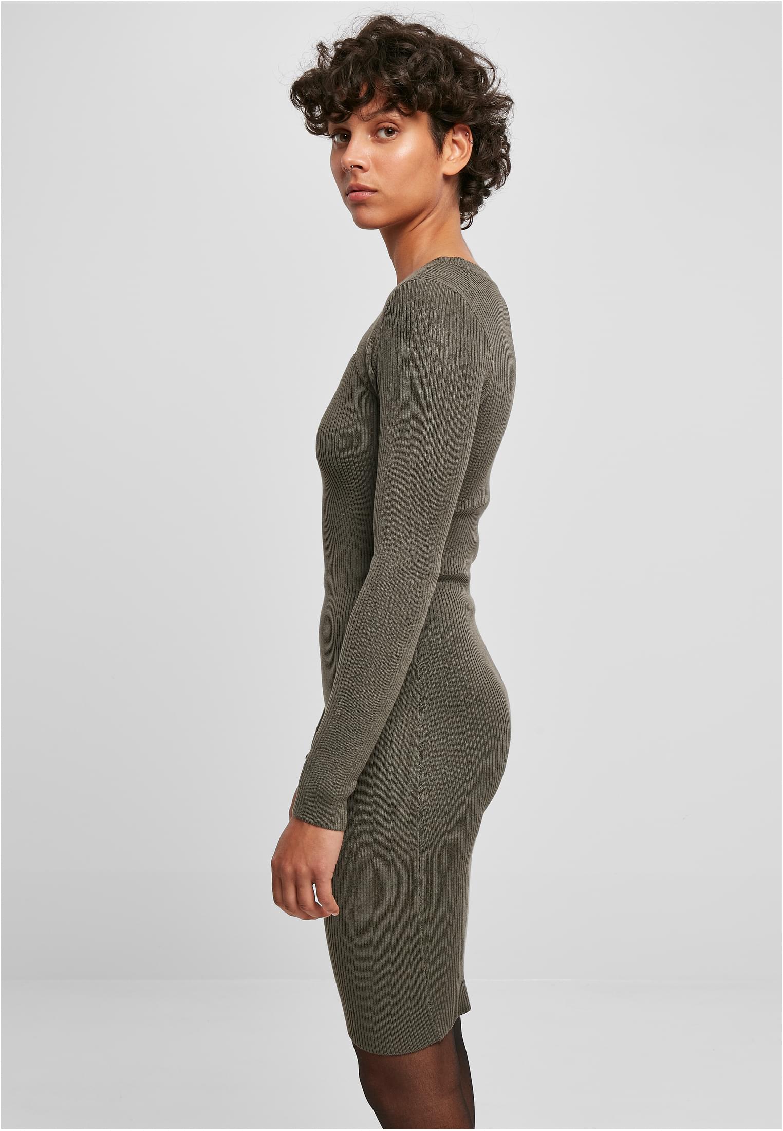 Ladies Cut Out Dress | olive