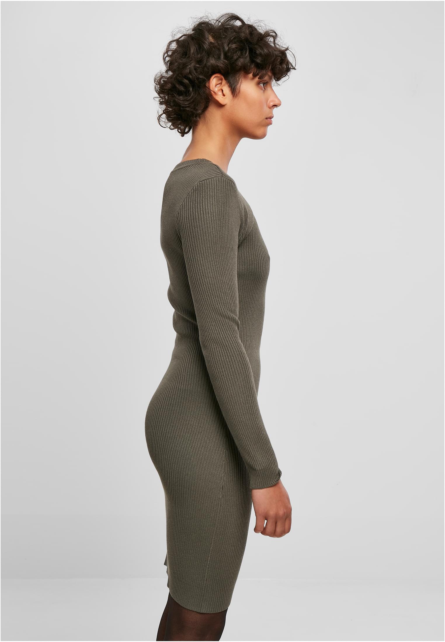 Ladies Cut Out Dress | olive