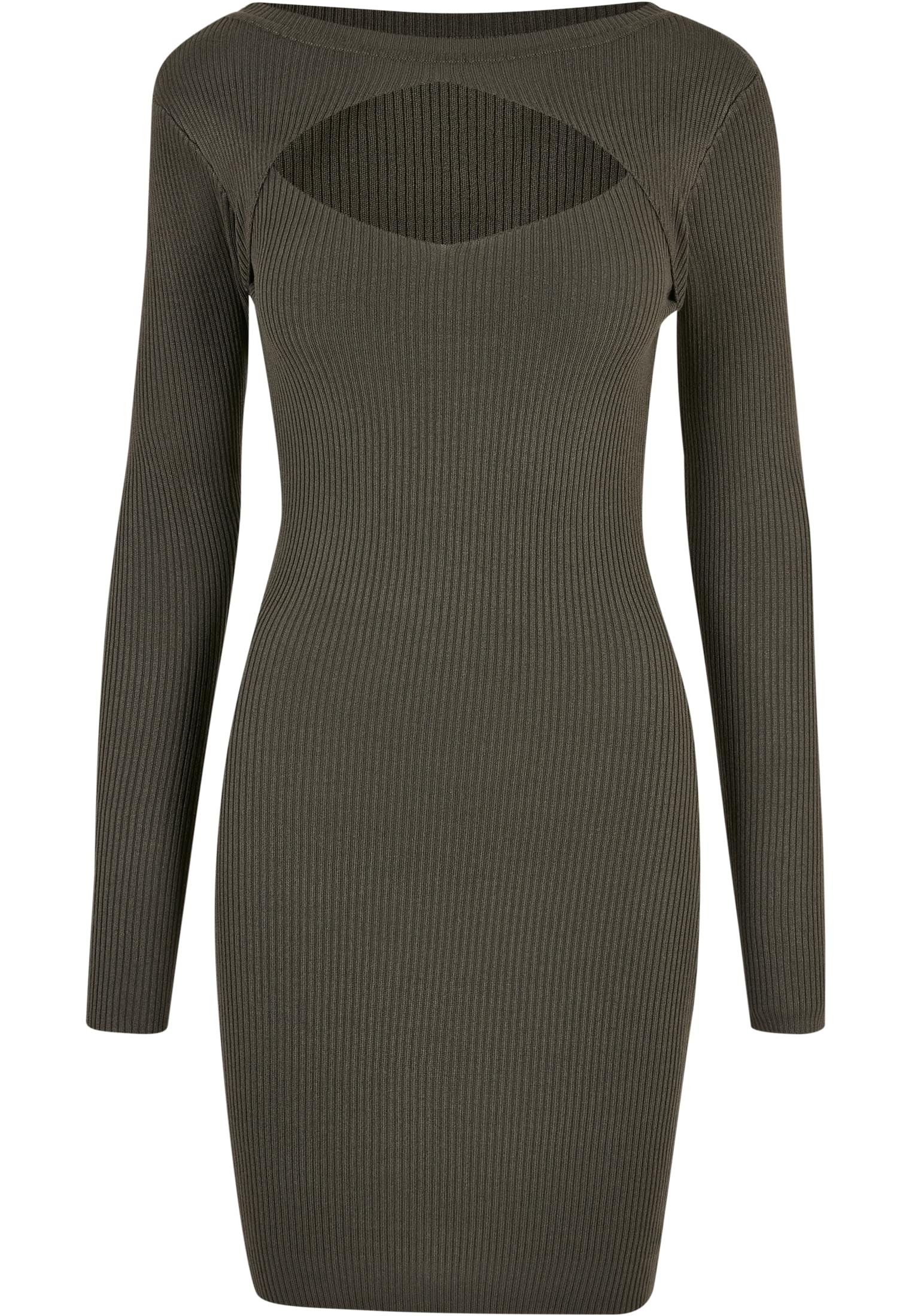 Ladies Cut Out Dress | olive