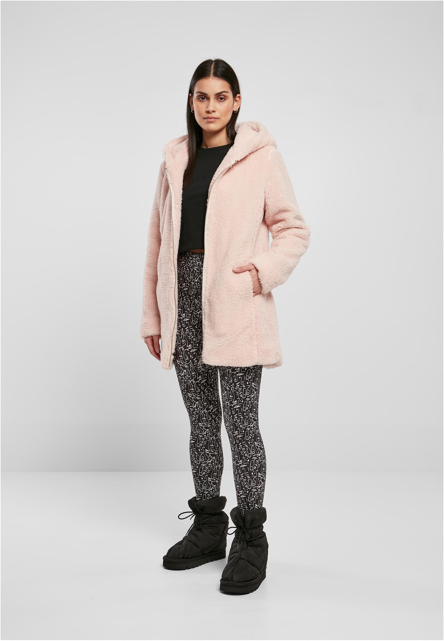 Ladies Sherpa Jacket | pink