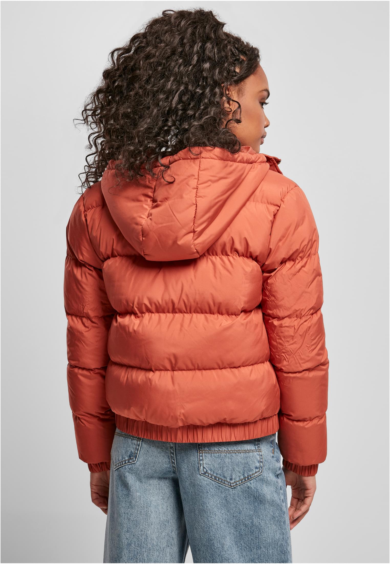 Ladies Hooded Puffer Jacket | redearth