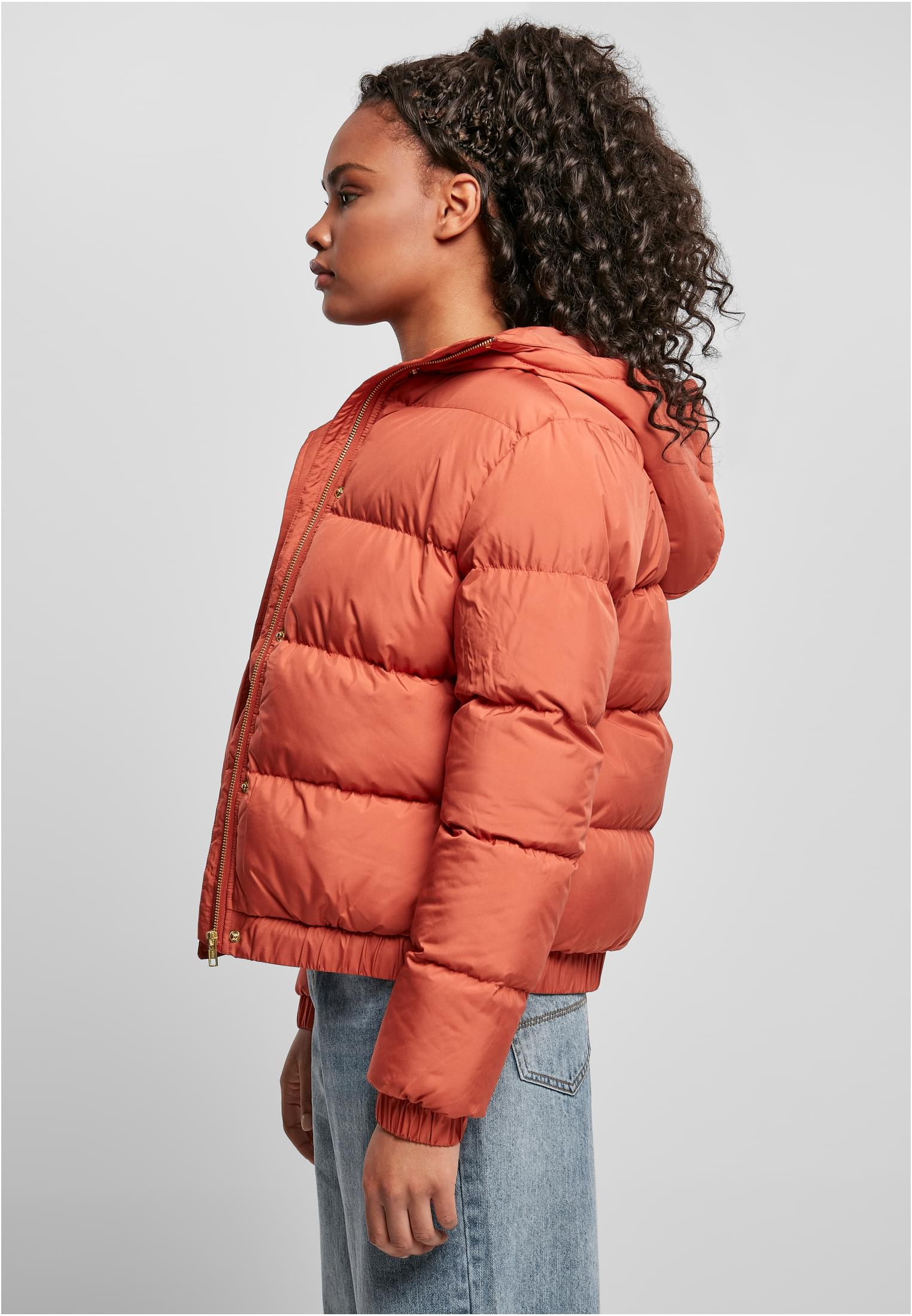 Ladies Hooded Puffer Jacket | redearth