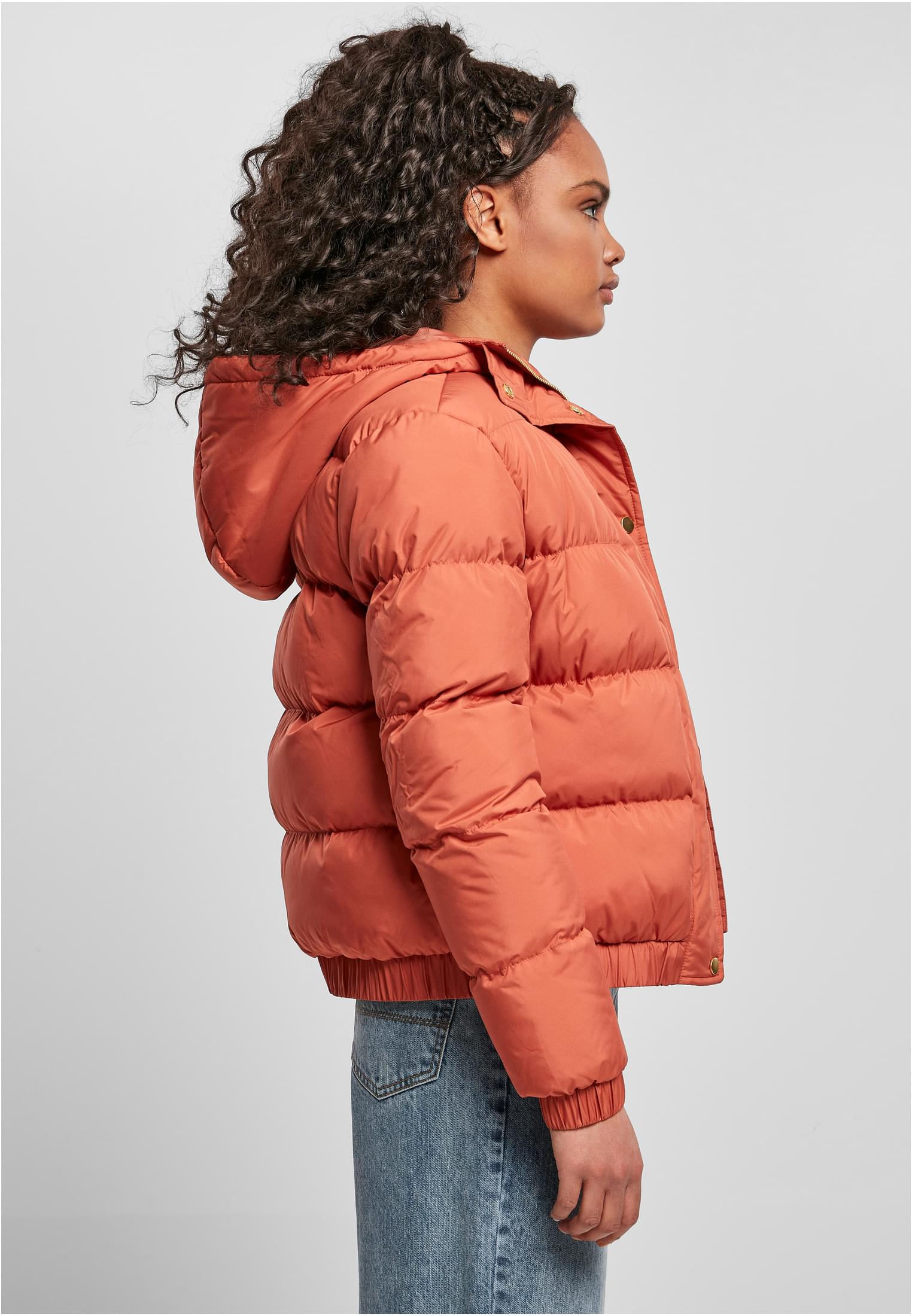 Ladies Hooded Puffer Jacket | redearth