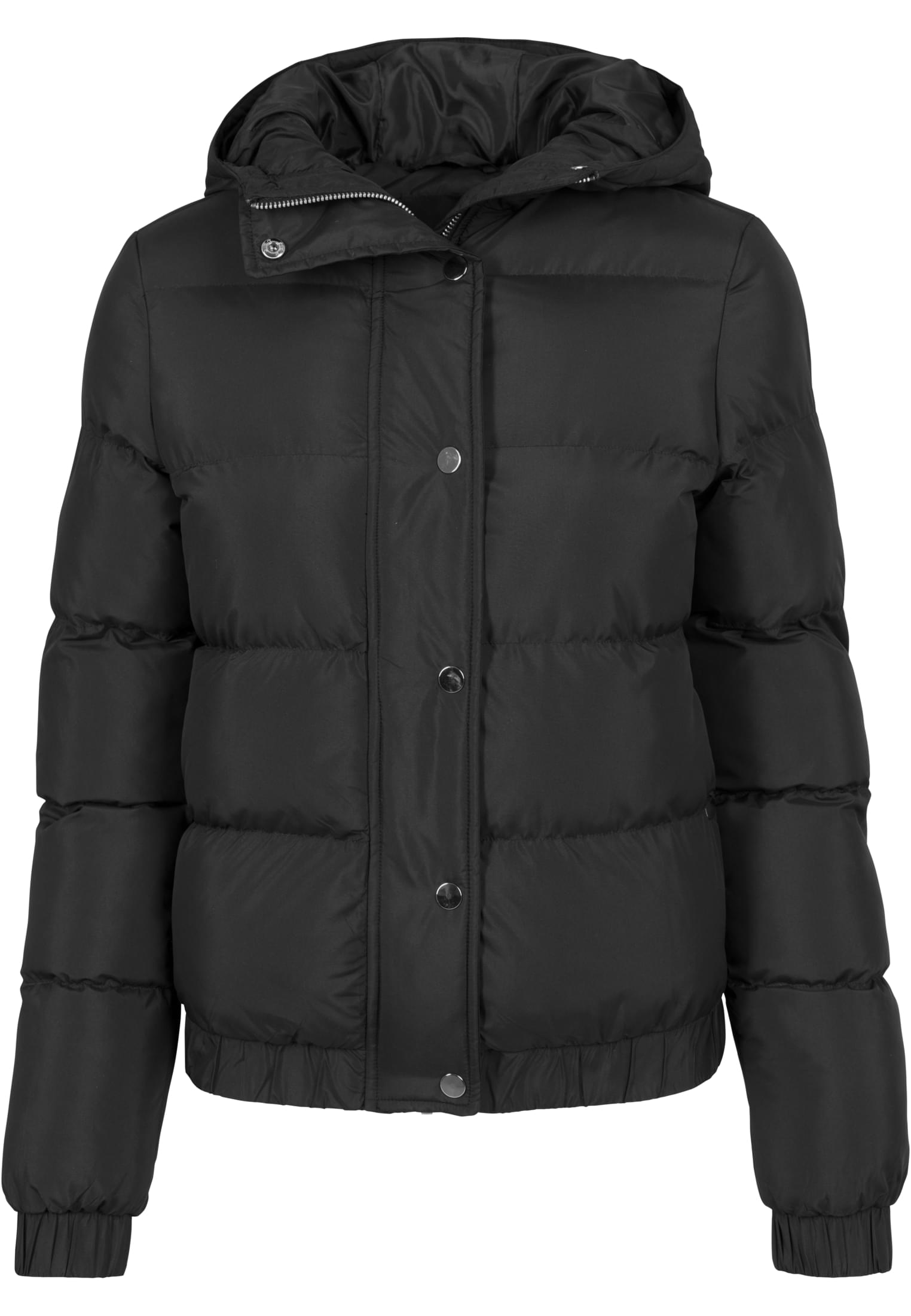 Ladies Hooded Puffer Jacket | black