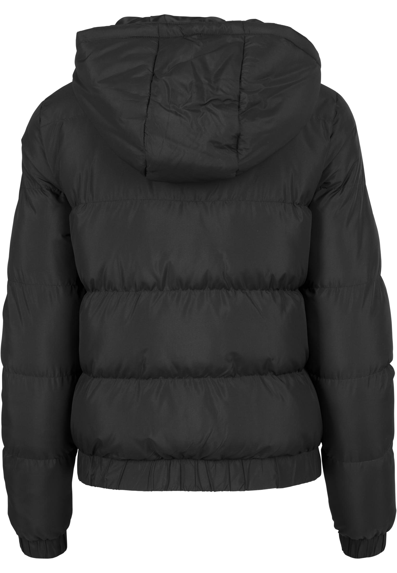 Ladies Hooded Puffer Jacket | black