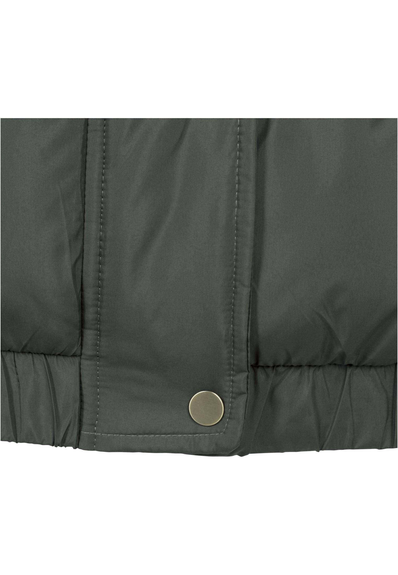 Ladies Hooded Puffer Jacket | dark olive