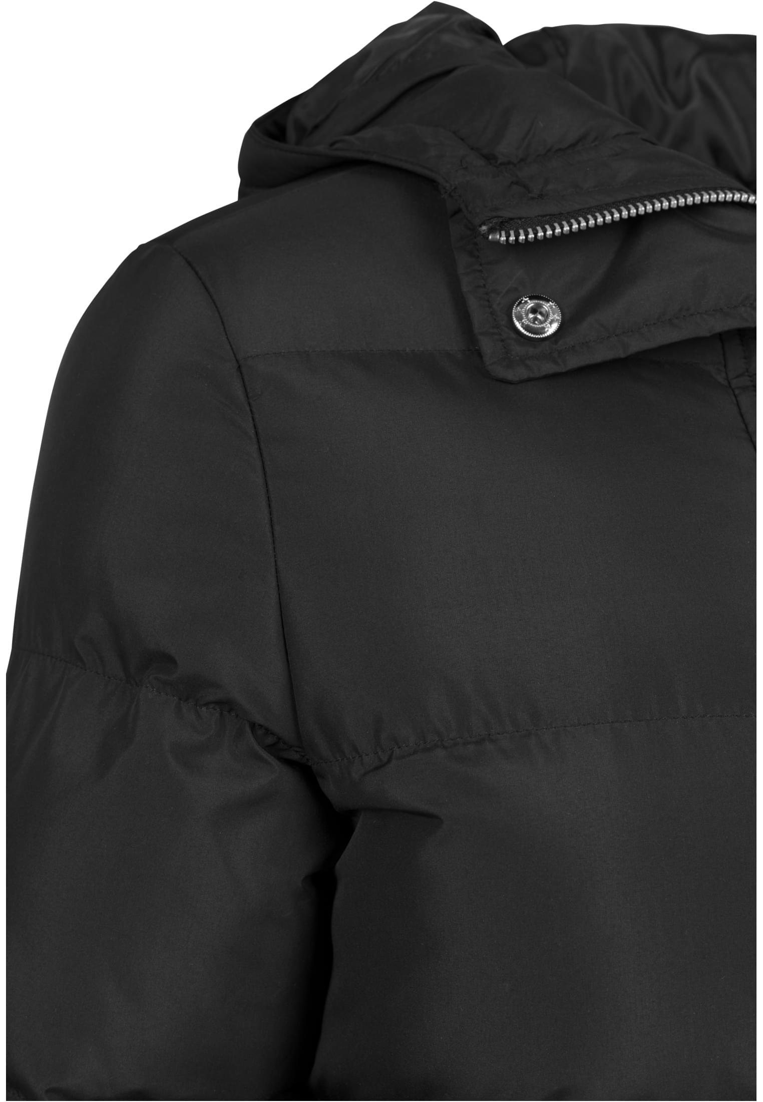 Ladies Hooded Puffer Jacket | black