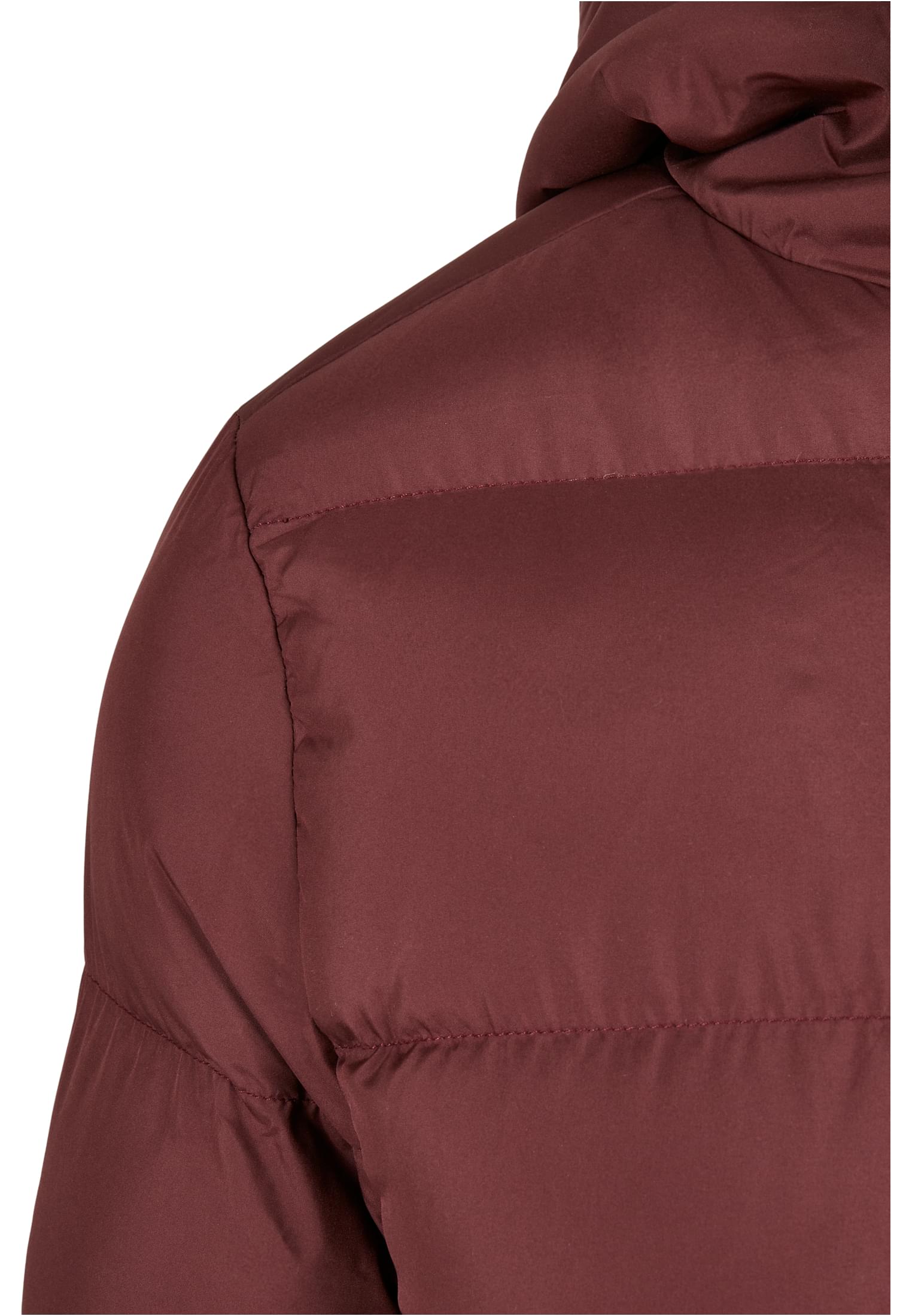 Ladies Hooded Puffer Jacket | cherry