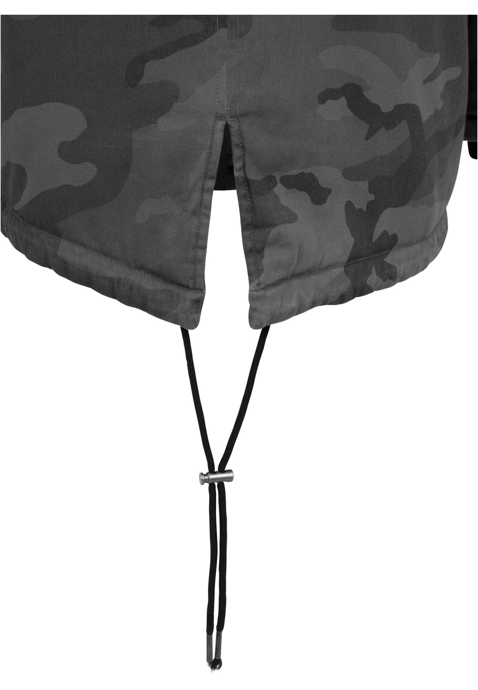 Ladies Overdyed Camo Parka | dark camo