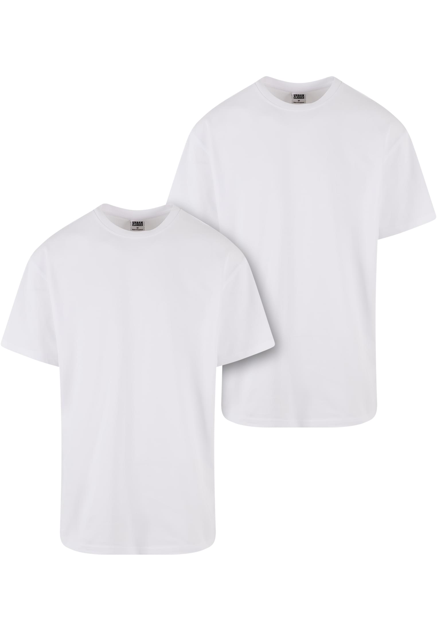 Heavy Oversized Tee 2-Pack | white+white