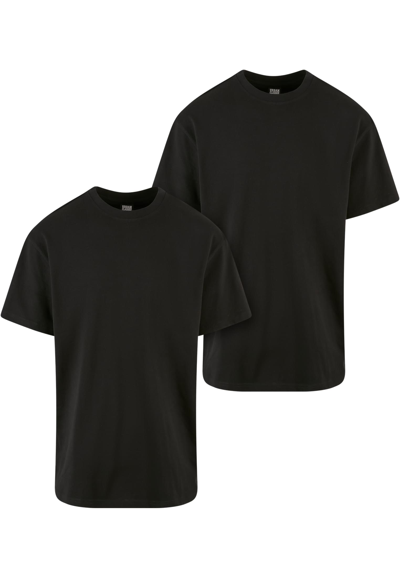 Heavy Oversized Tee 2-Pack | black+black