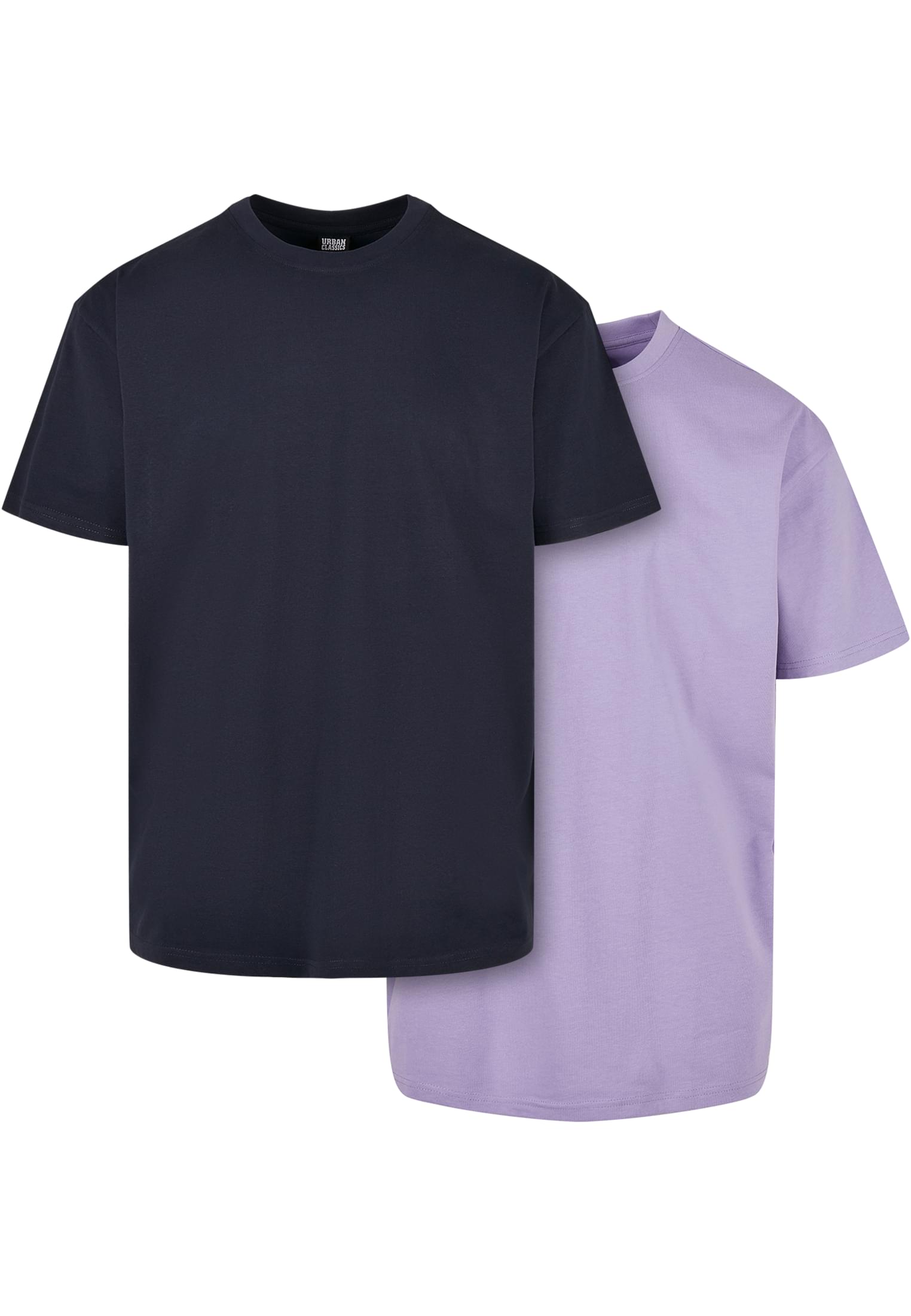 Heavy Oversized Tee 2-Pack | midnightnavy+lavender