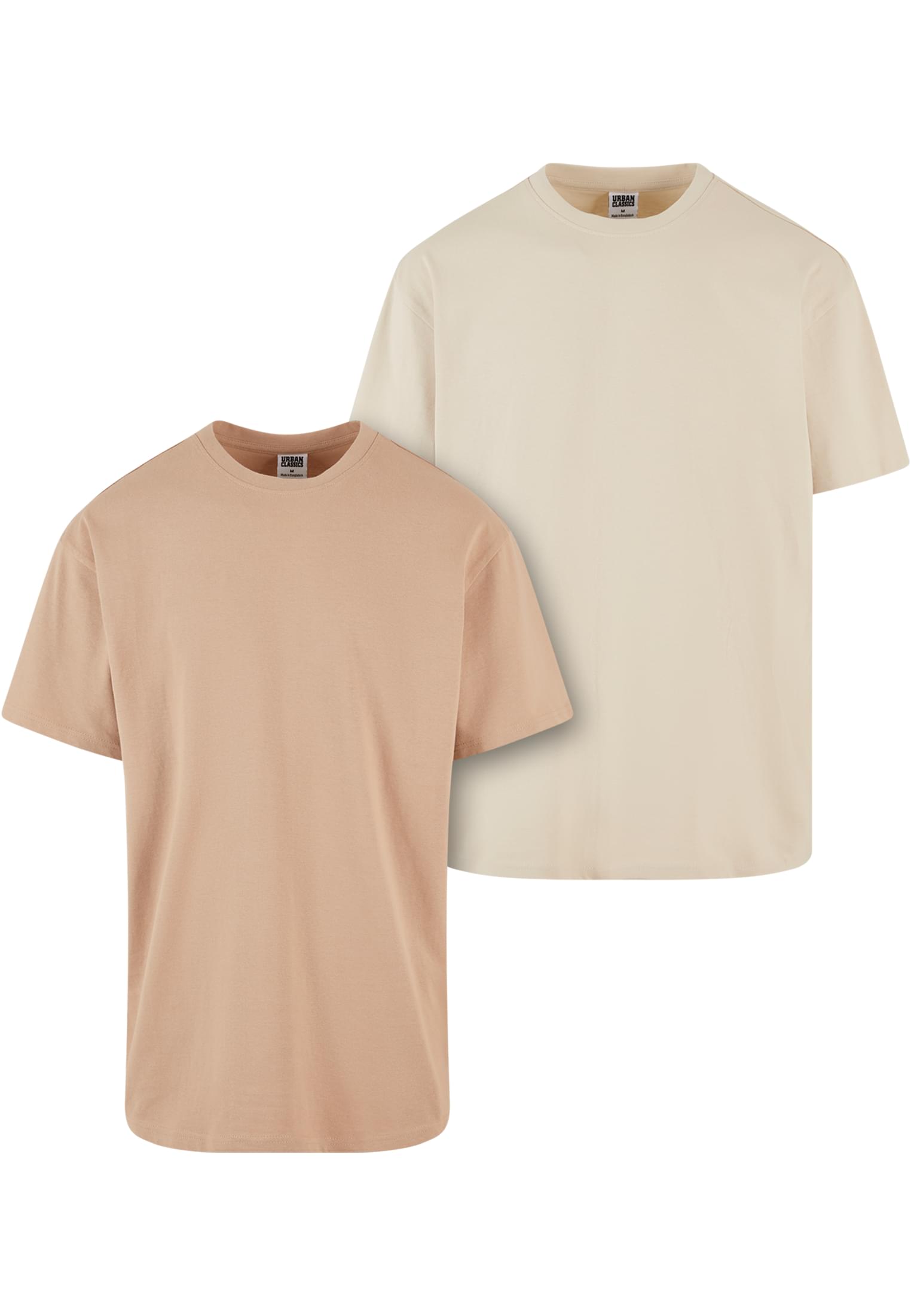 Heavy Oversized Tee 2-Pack | unionbeige+sand