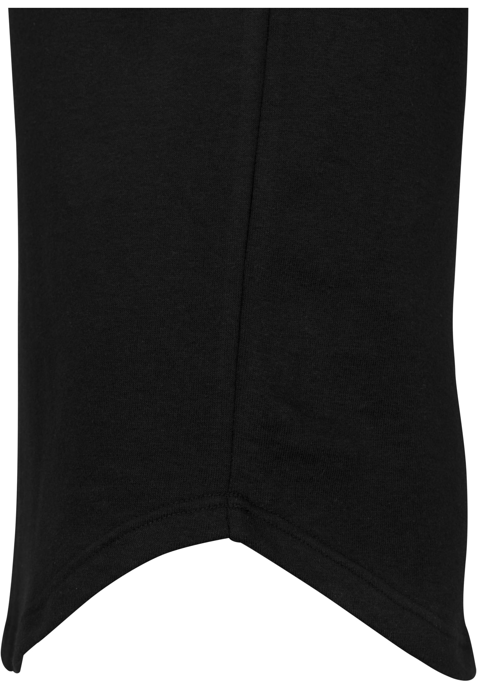 Long Shaped Terry Hoody | black