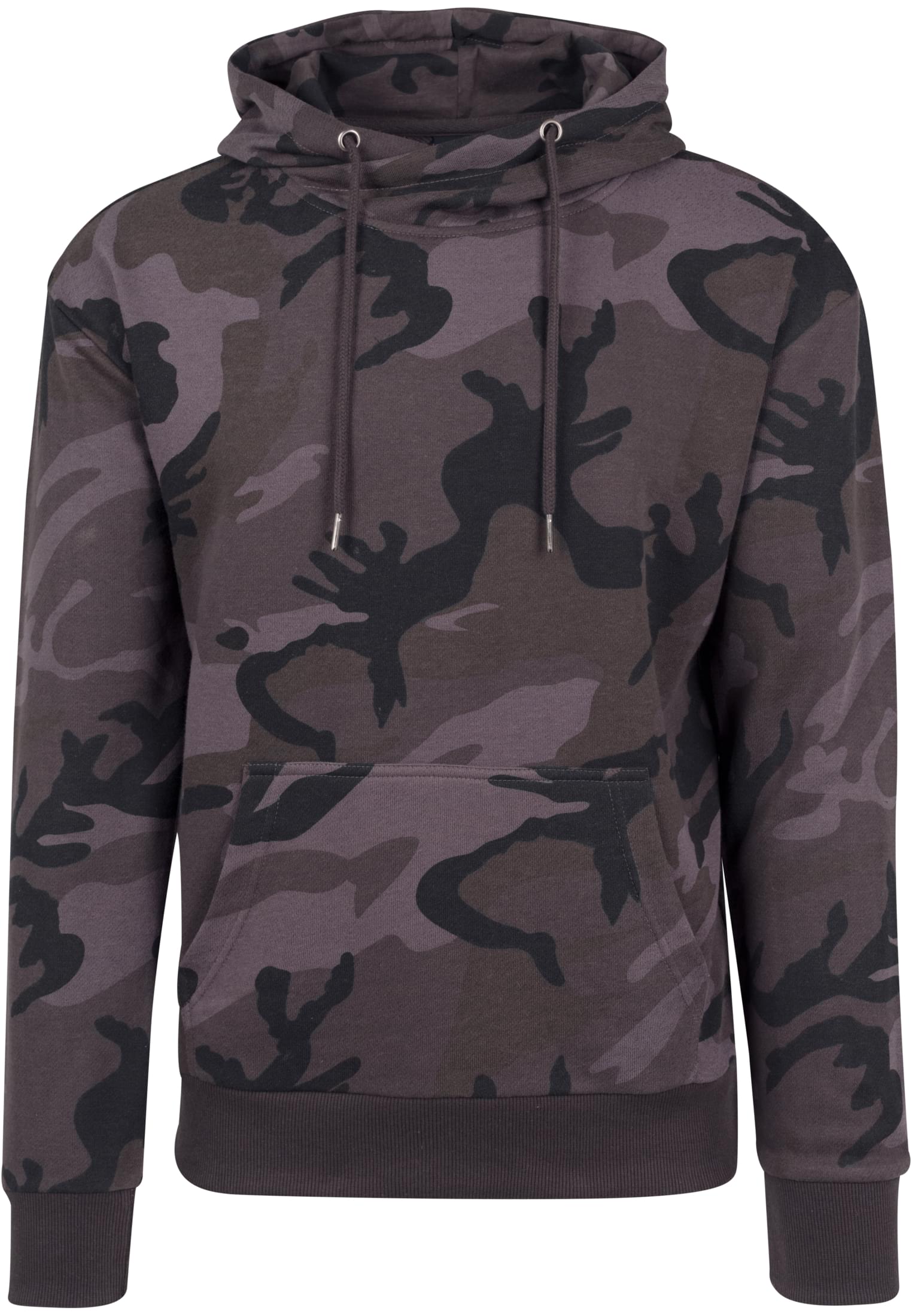 High Neck Camo Hoody | dark camo