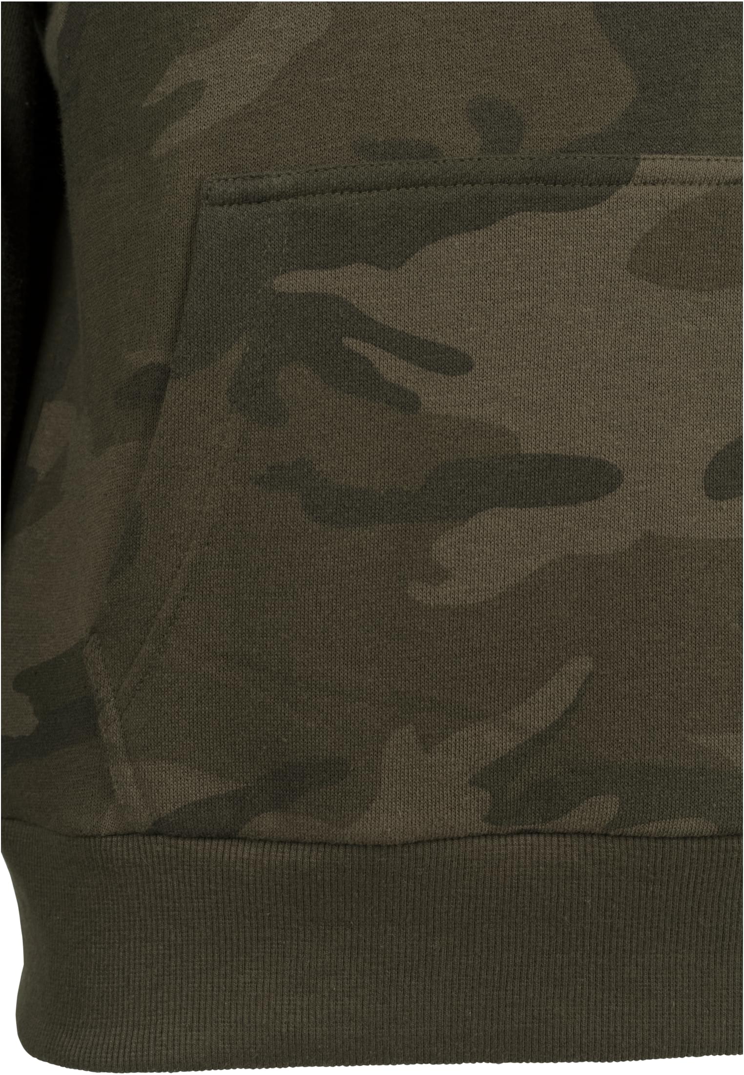 High Neck Camo Hoody | olive camo