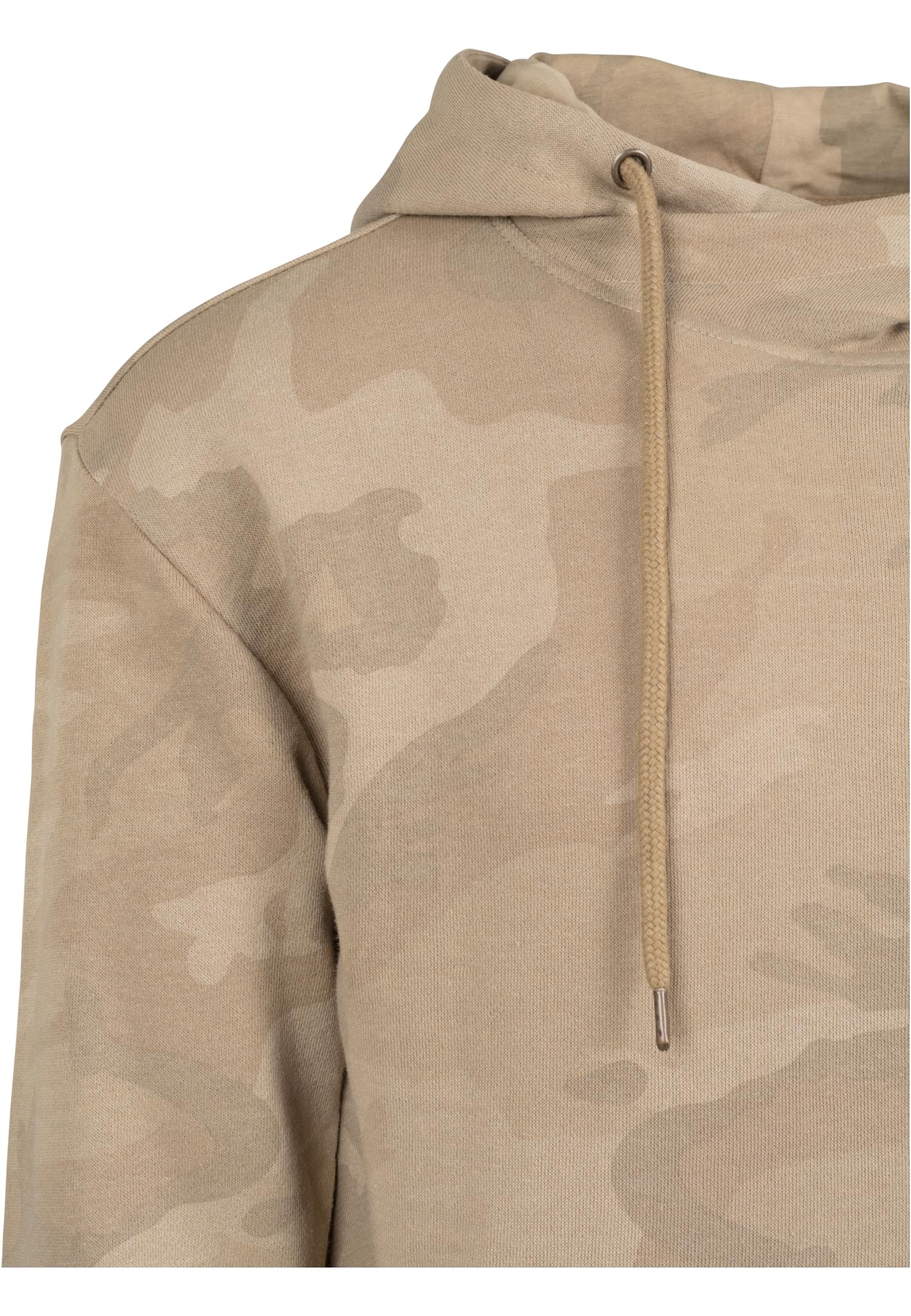 High Neck Camo Hoody | sand camo