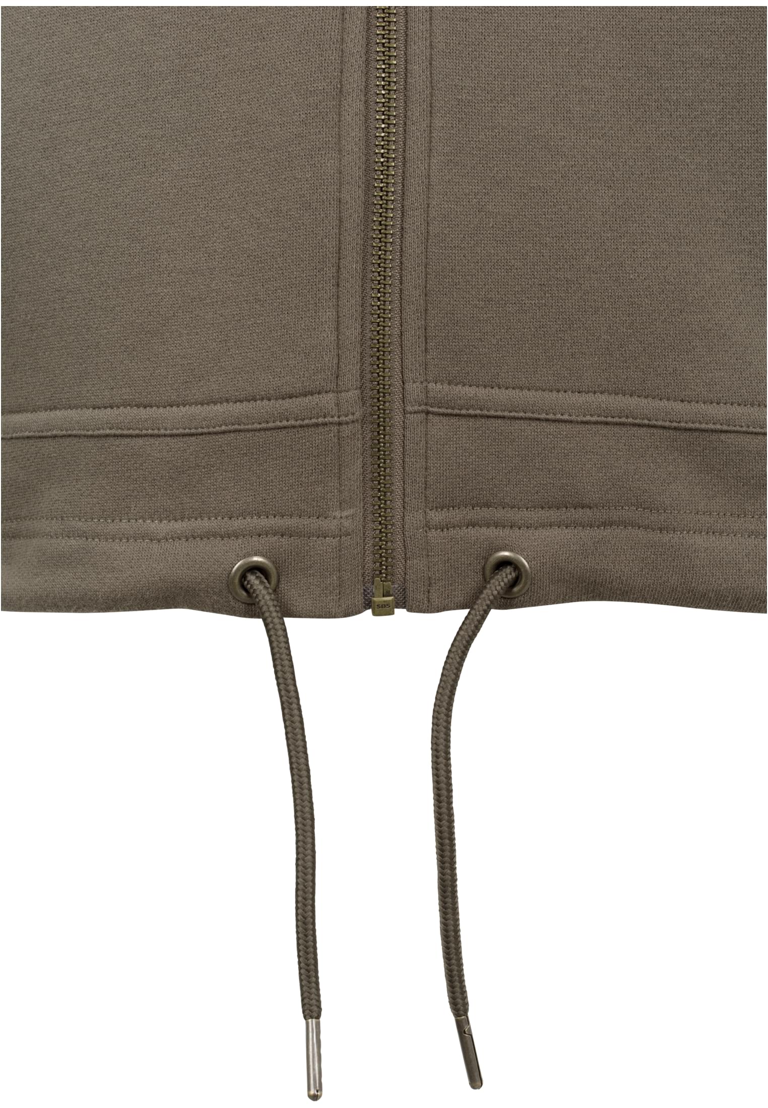 Long Sweat Zip Hoody | army green