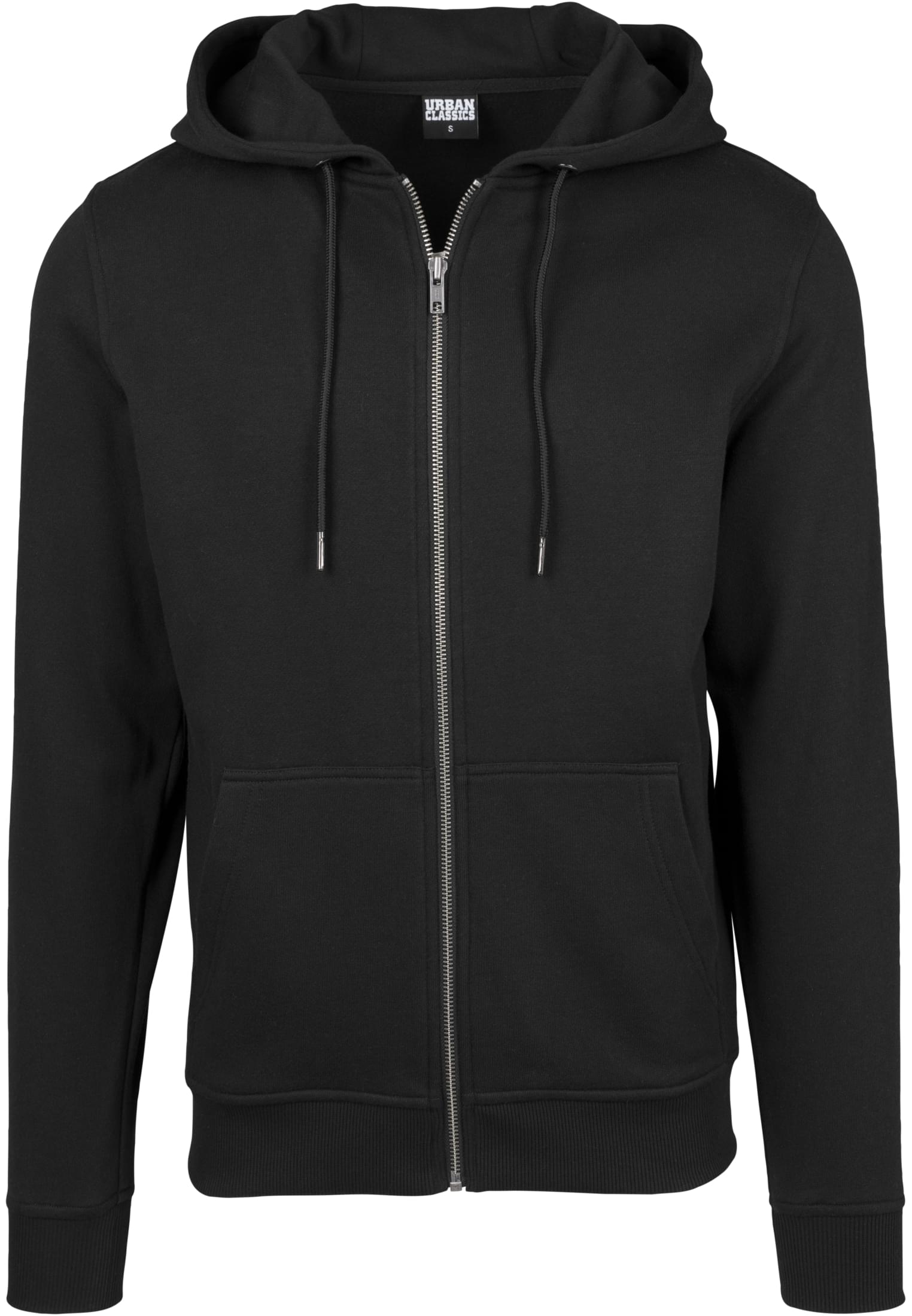 Basic Zip Hoody | black