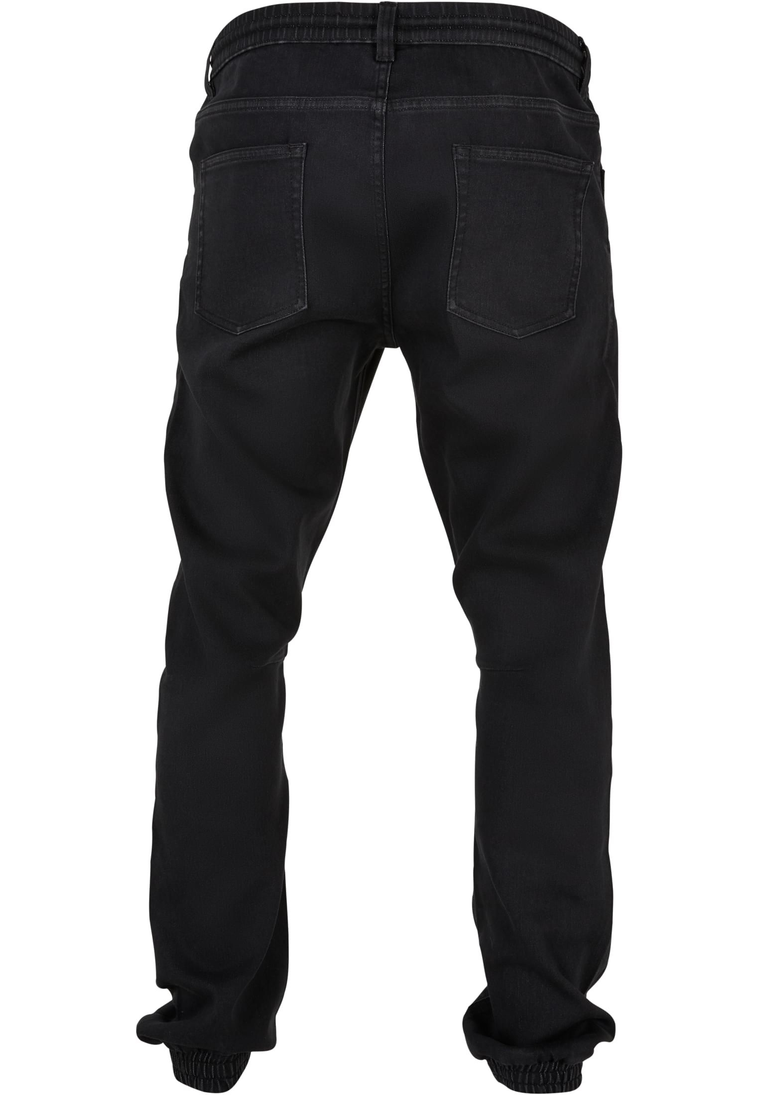 Knitted Denim Jogpants | realblack washed