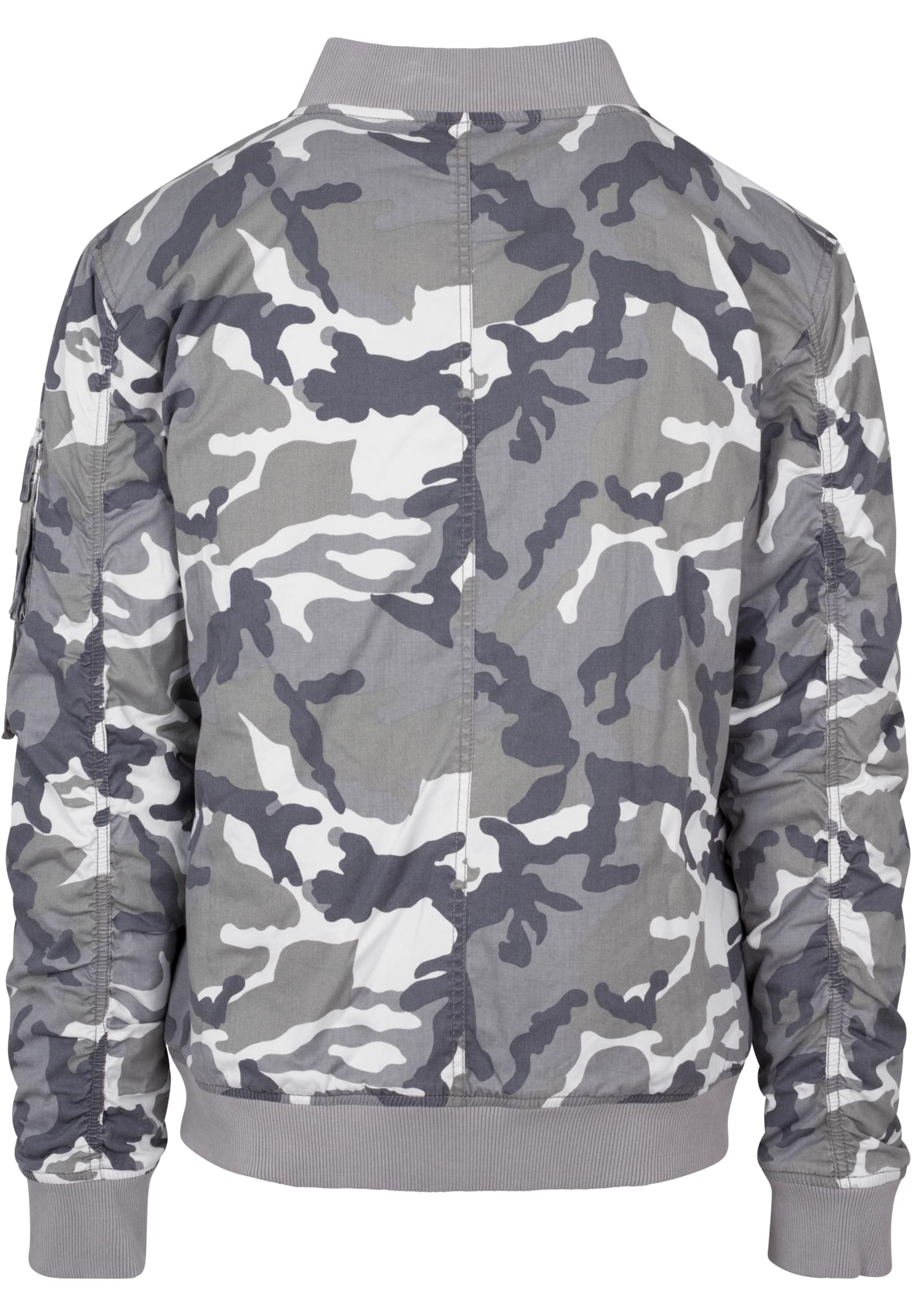 Vintage Camo Cotton Bomber Jacket | snow camo