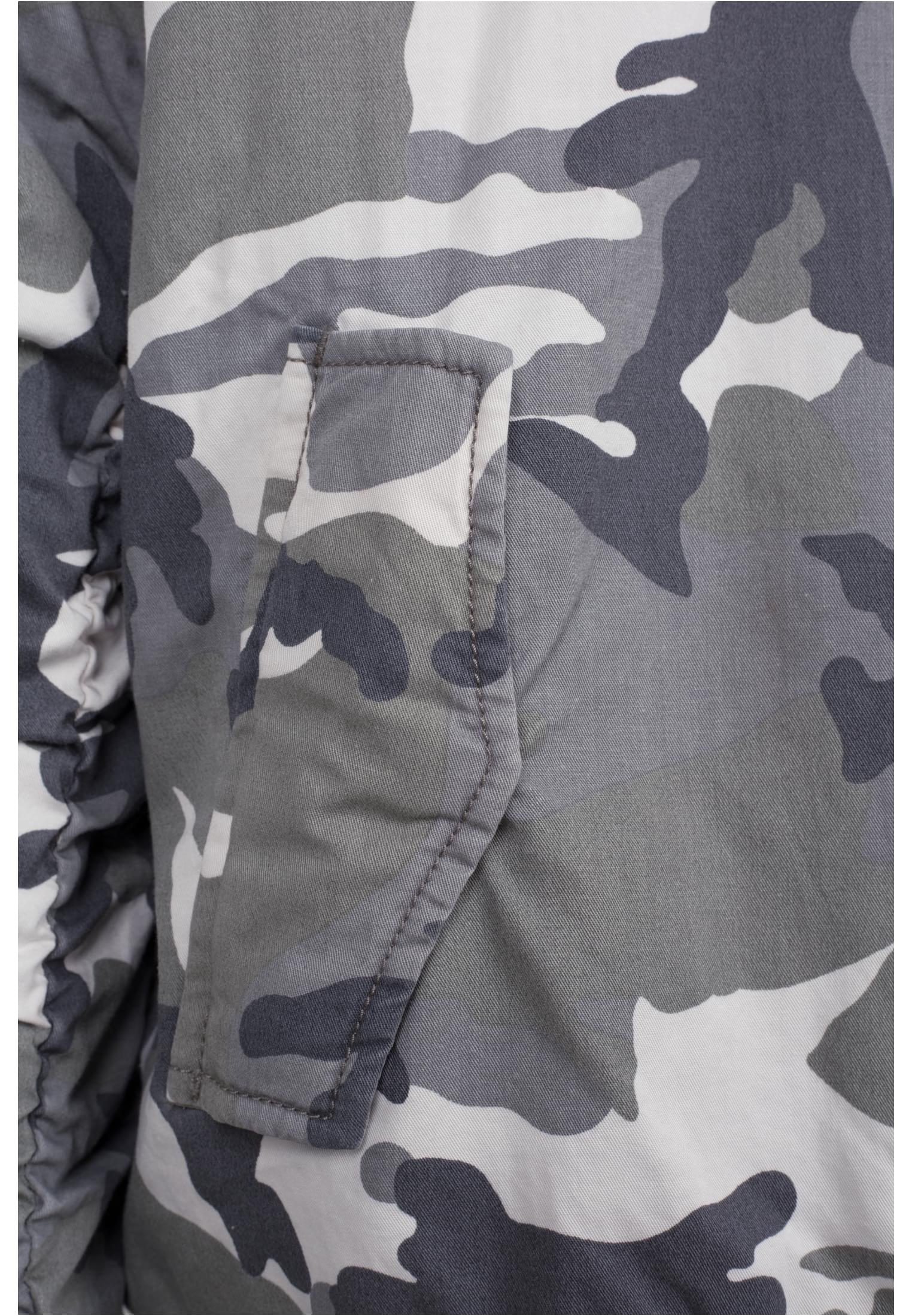 Vintage Camo Cotton Bomber Jacket | snow camo